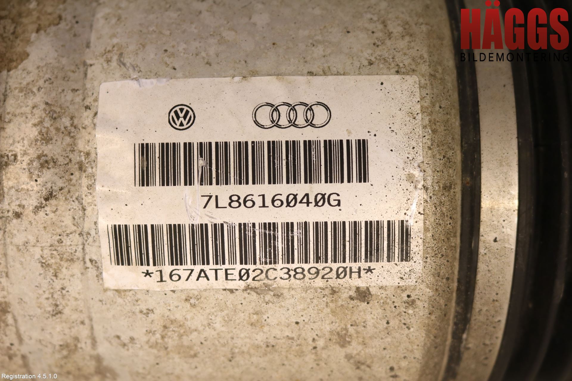 Audi Q7/SQ7 Fjäderben Fram Höger