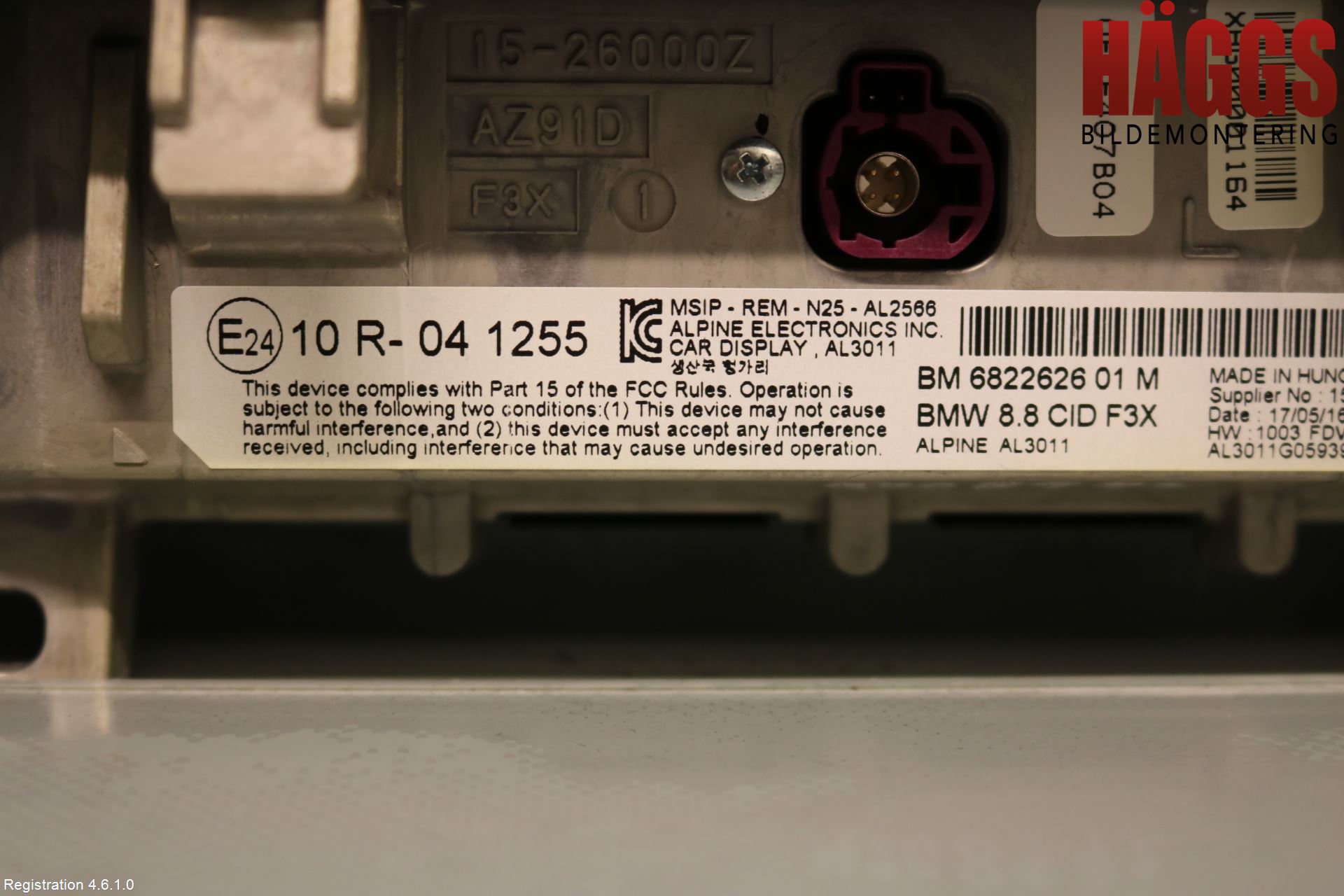 BMW 3 GT F34 13-19 Multifunktionsdisplay