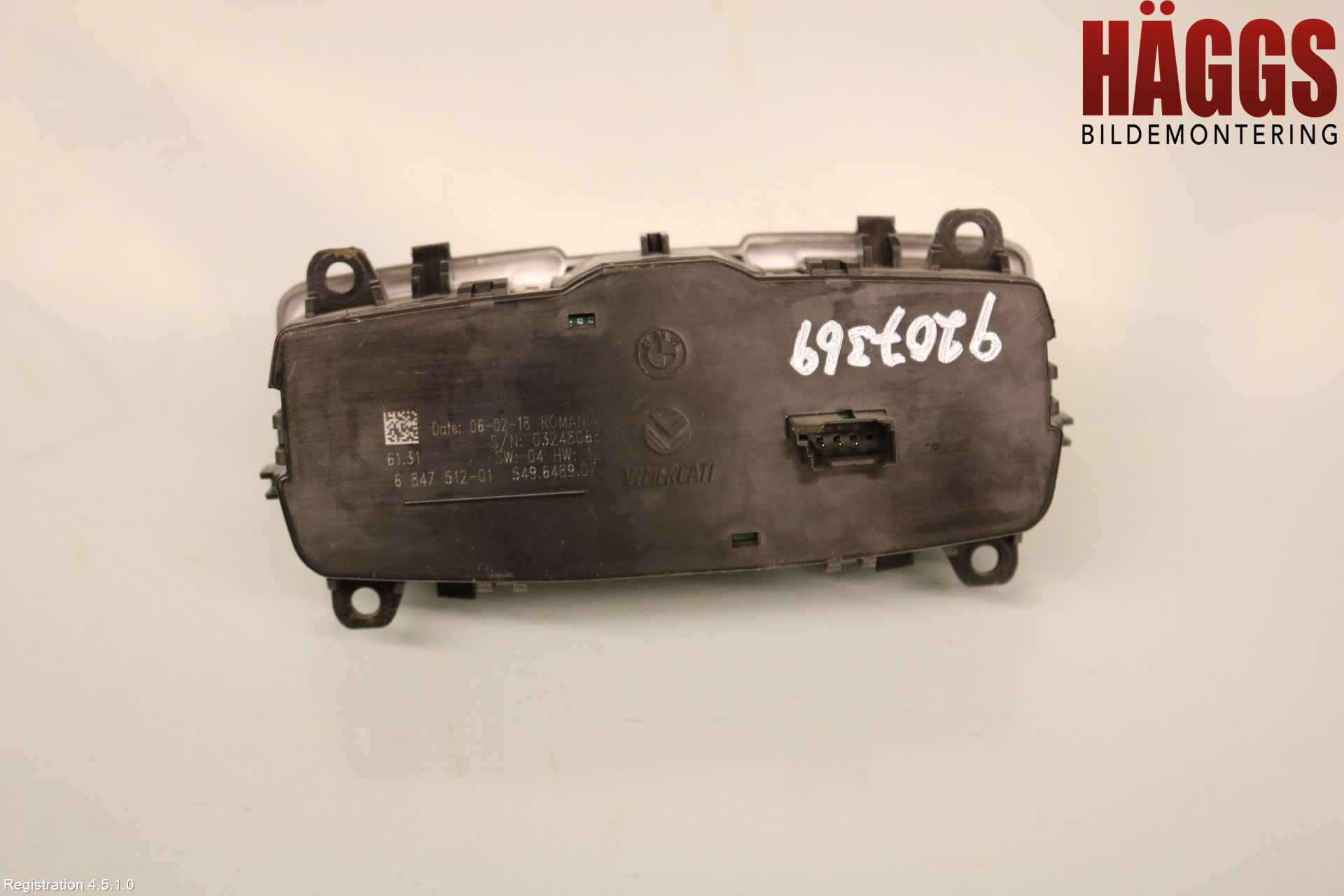 BMW 4 F32/F33/F82/F83 13-20 Strömställare Ljus