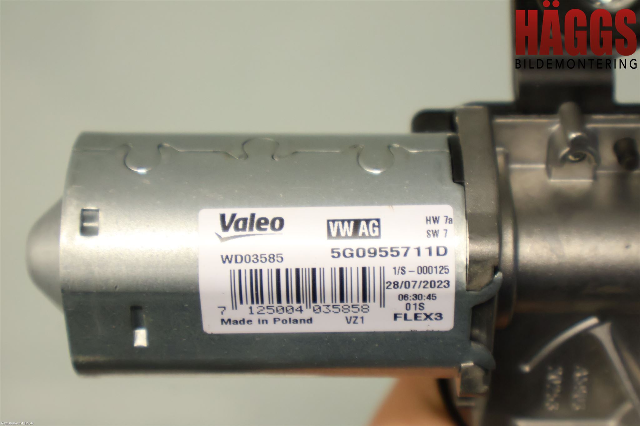 Volkswagen VW PASSAT 20-24 Torkarmotor Baklucka