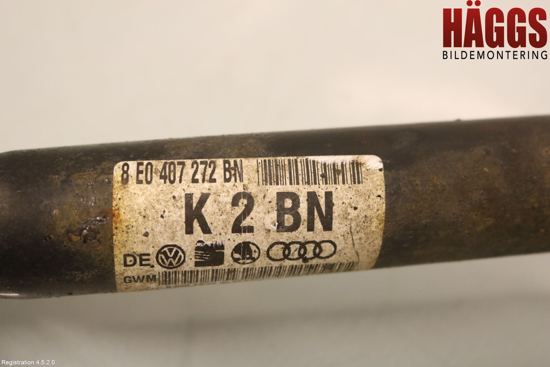 Audi A4/S4 05-07 Drivaxel Fram Höger