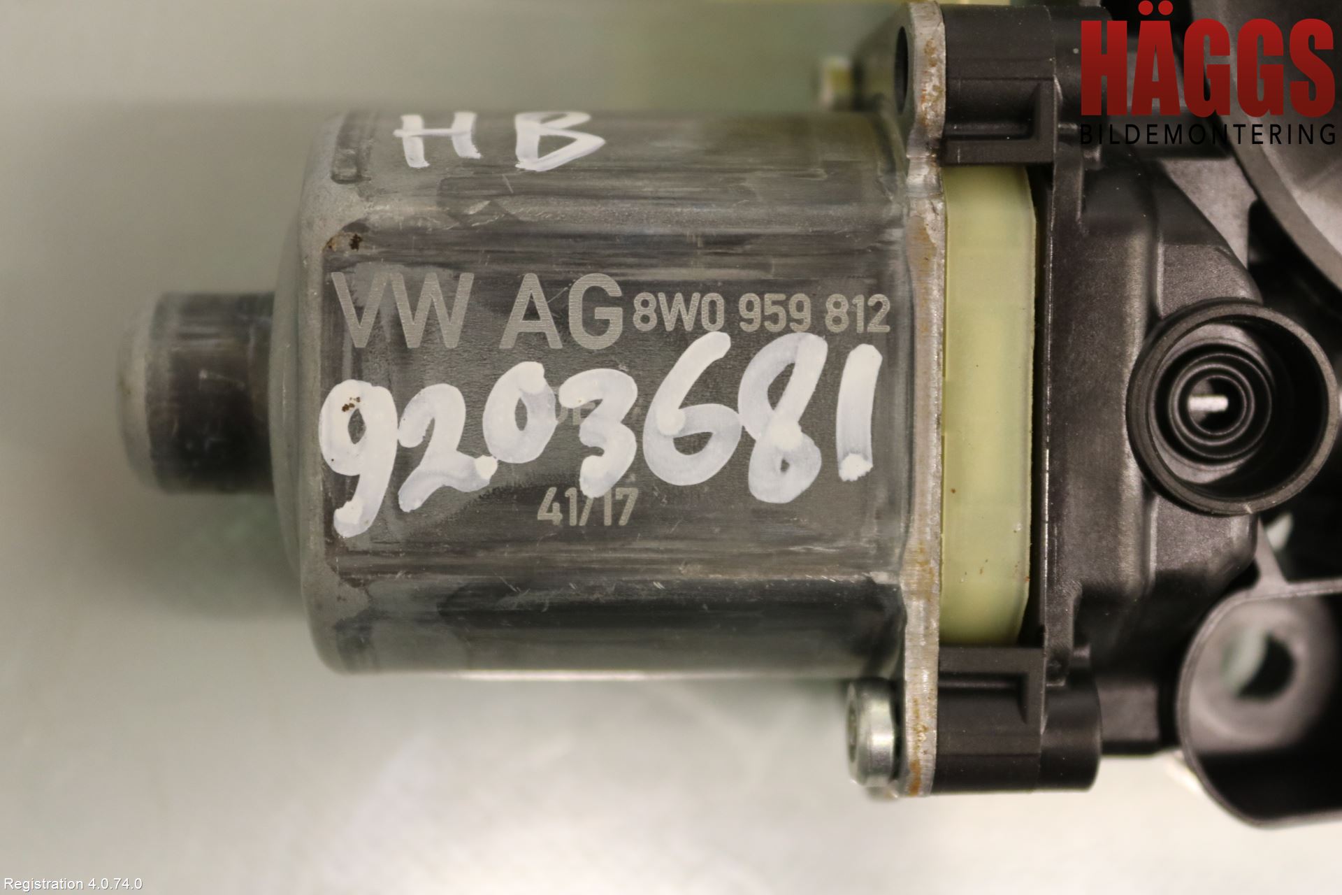 Audi A4/S4 B9 16-19 Fönsterhissmotor