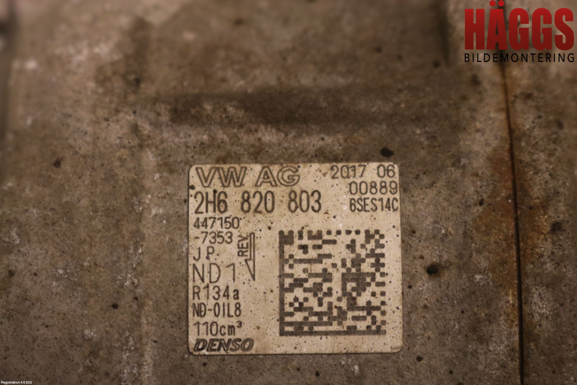 Volkswagen VW AMAROK 2H 10-22 Ac Kompressor