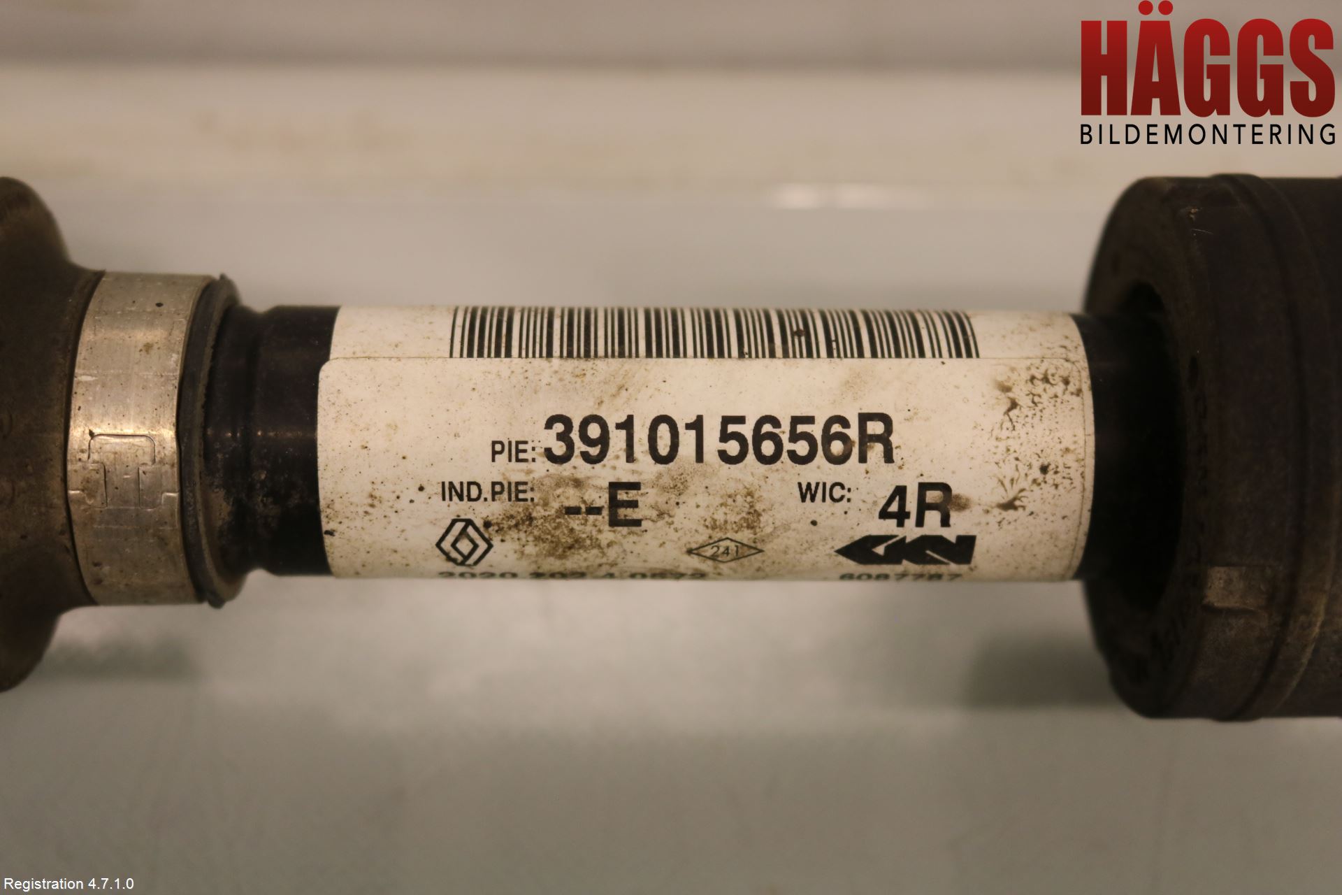 Nissan QASHQAI 17-21 Drivaxel Fram Vänster
