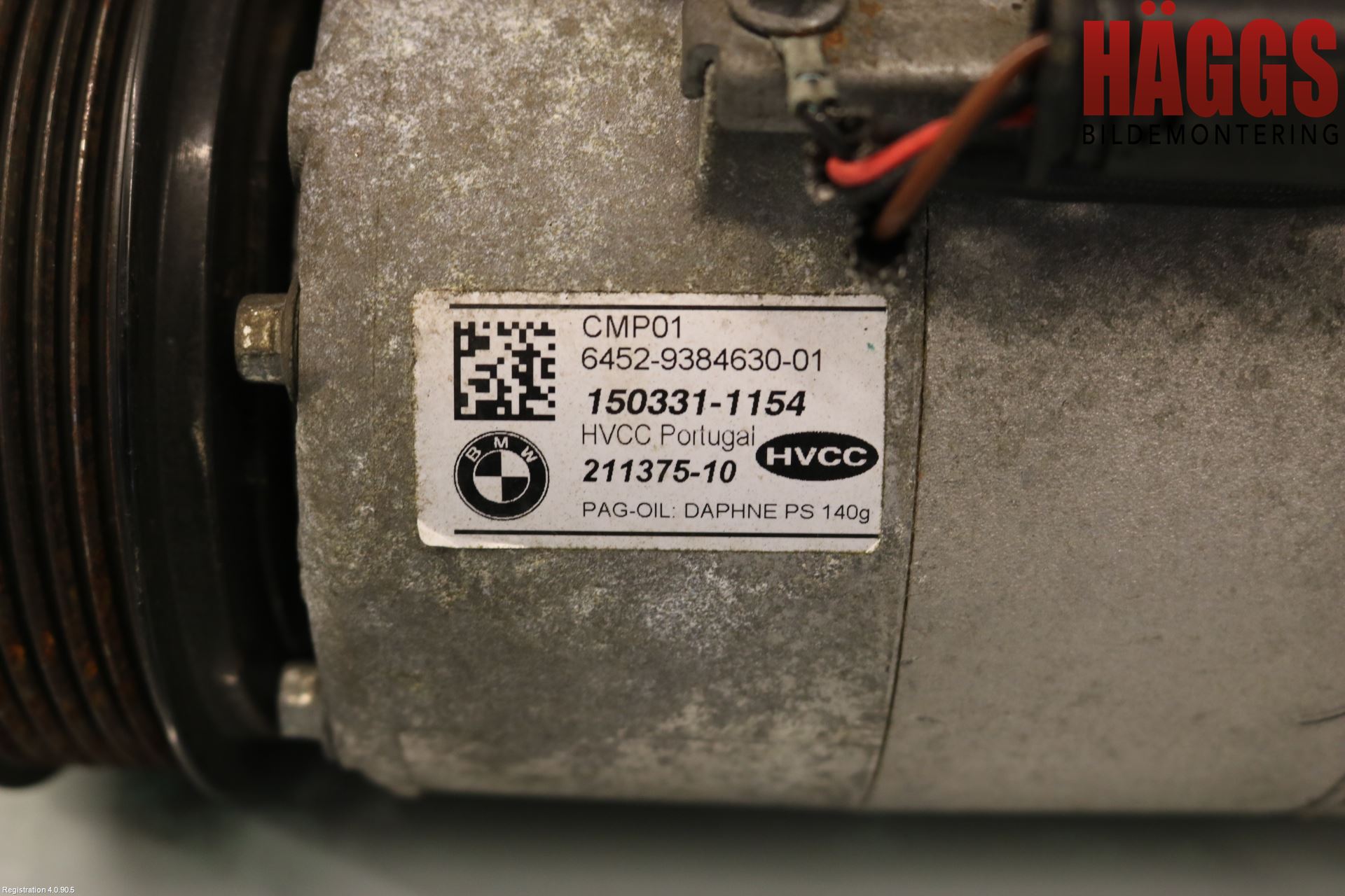 BMW 5 F10/F11/F18 09-17 Ac Kompressor