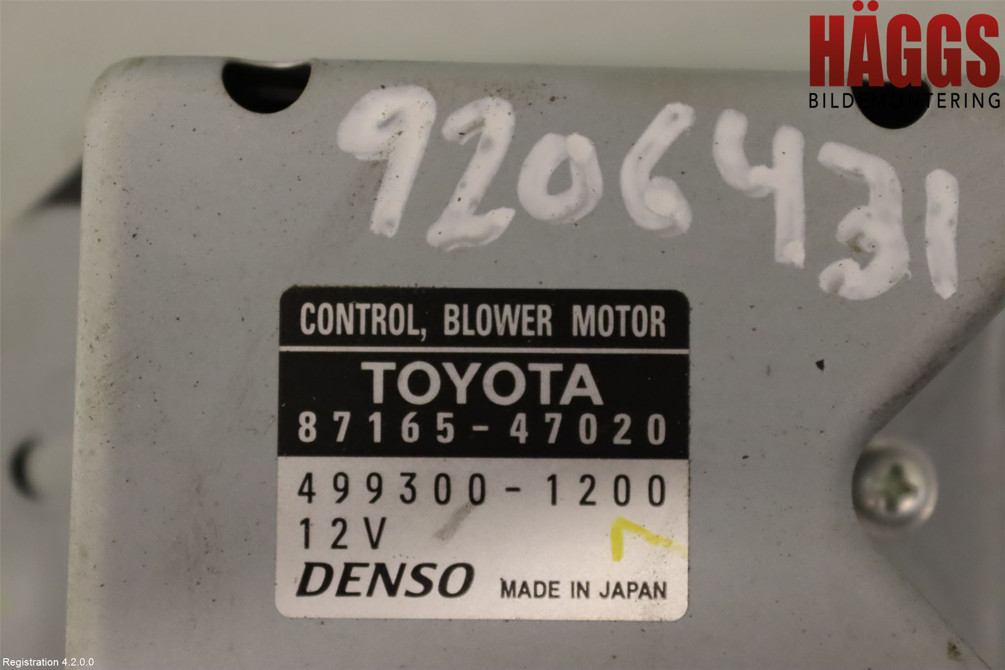 Toyota PRIUS NWH20 04-08 Värmefläktsmotstånd
