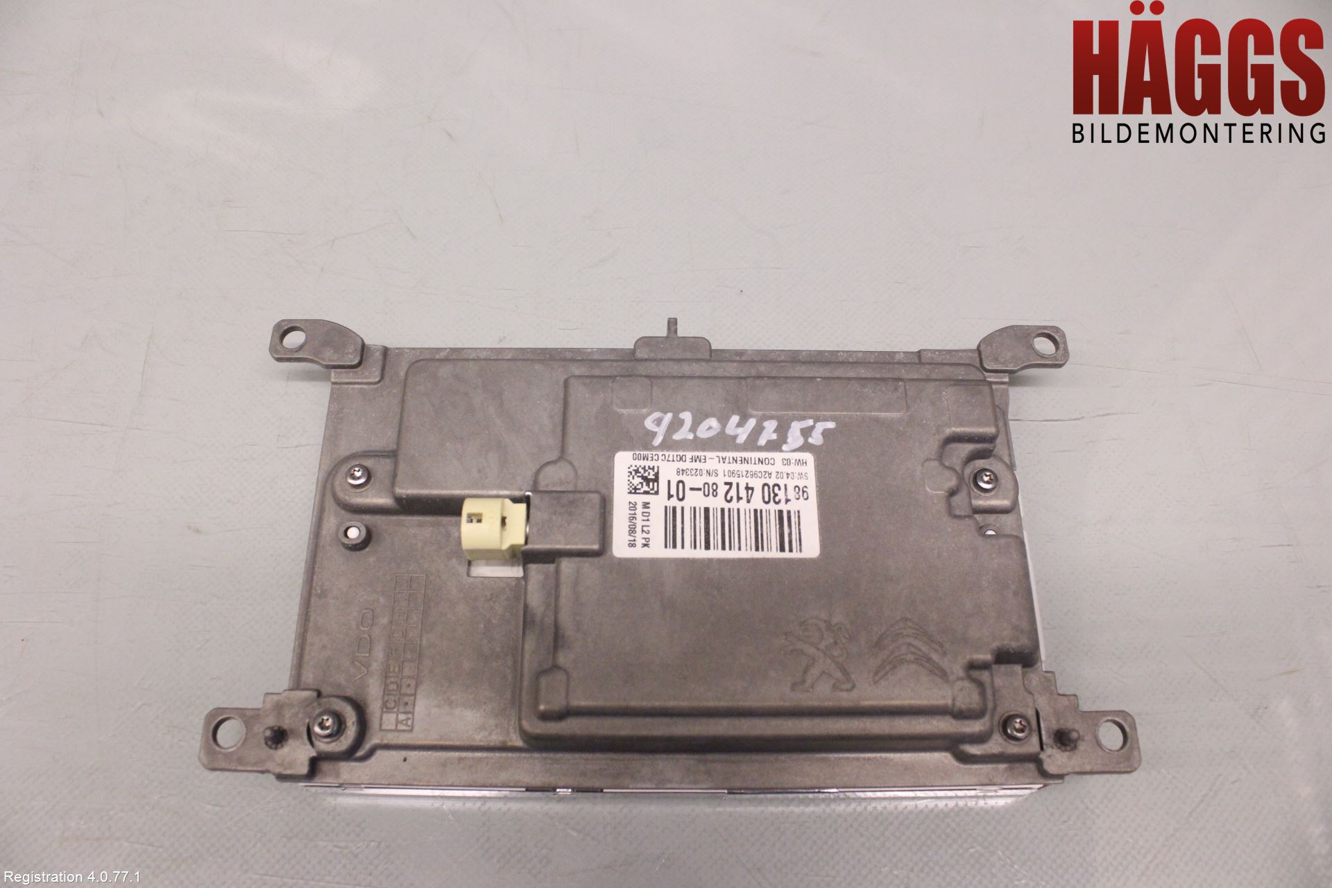 Peugeot EXPERT/E-EXPERT 17- Multifunktionsdisplay