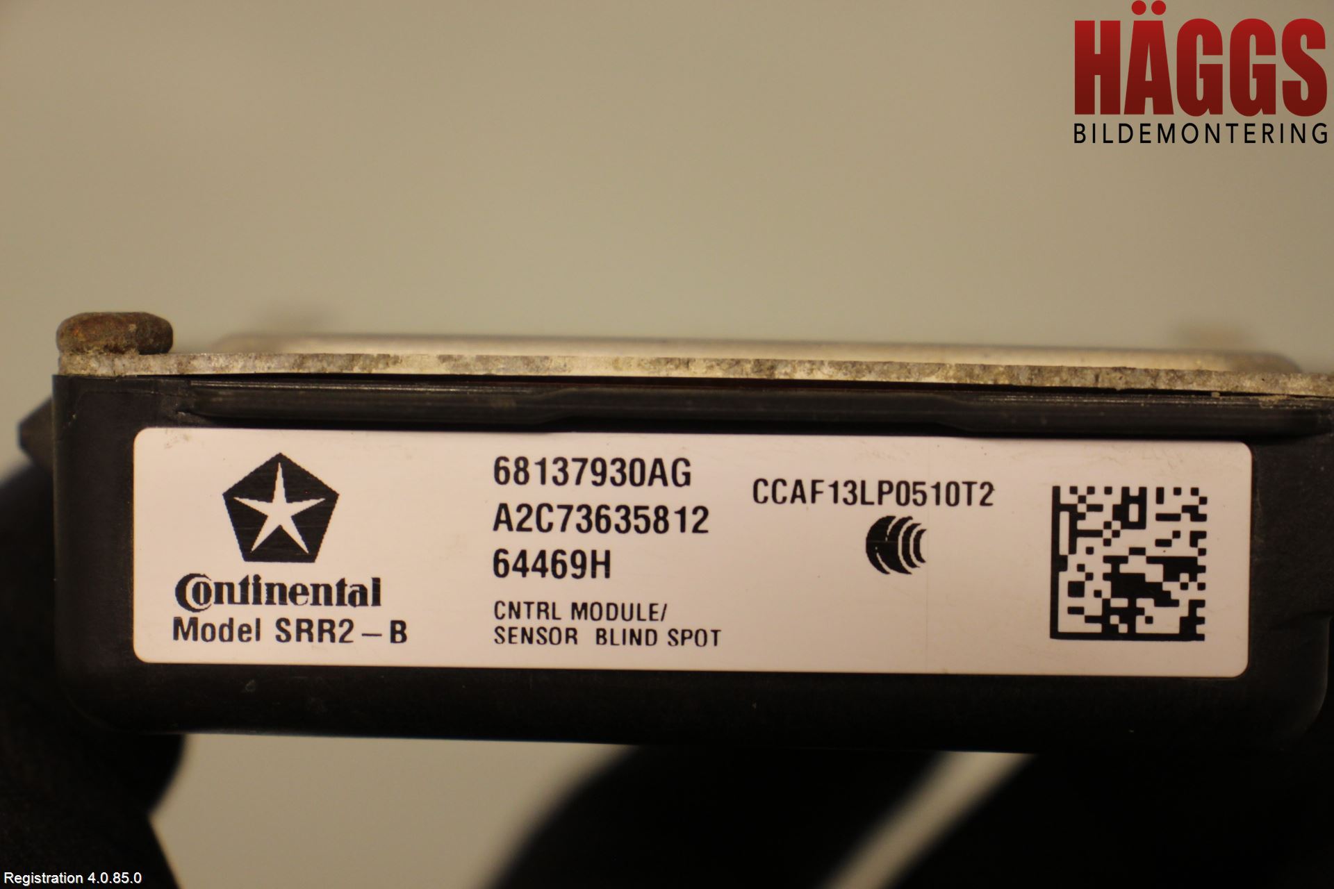 Jeep GRAND CHEROKEE 10-20 Sensor Aktivt Kollisionsskydd