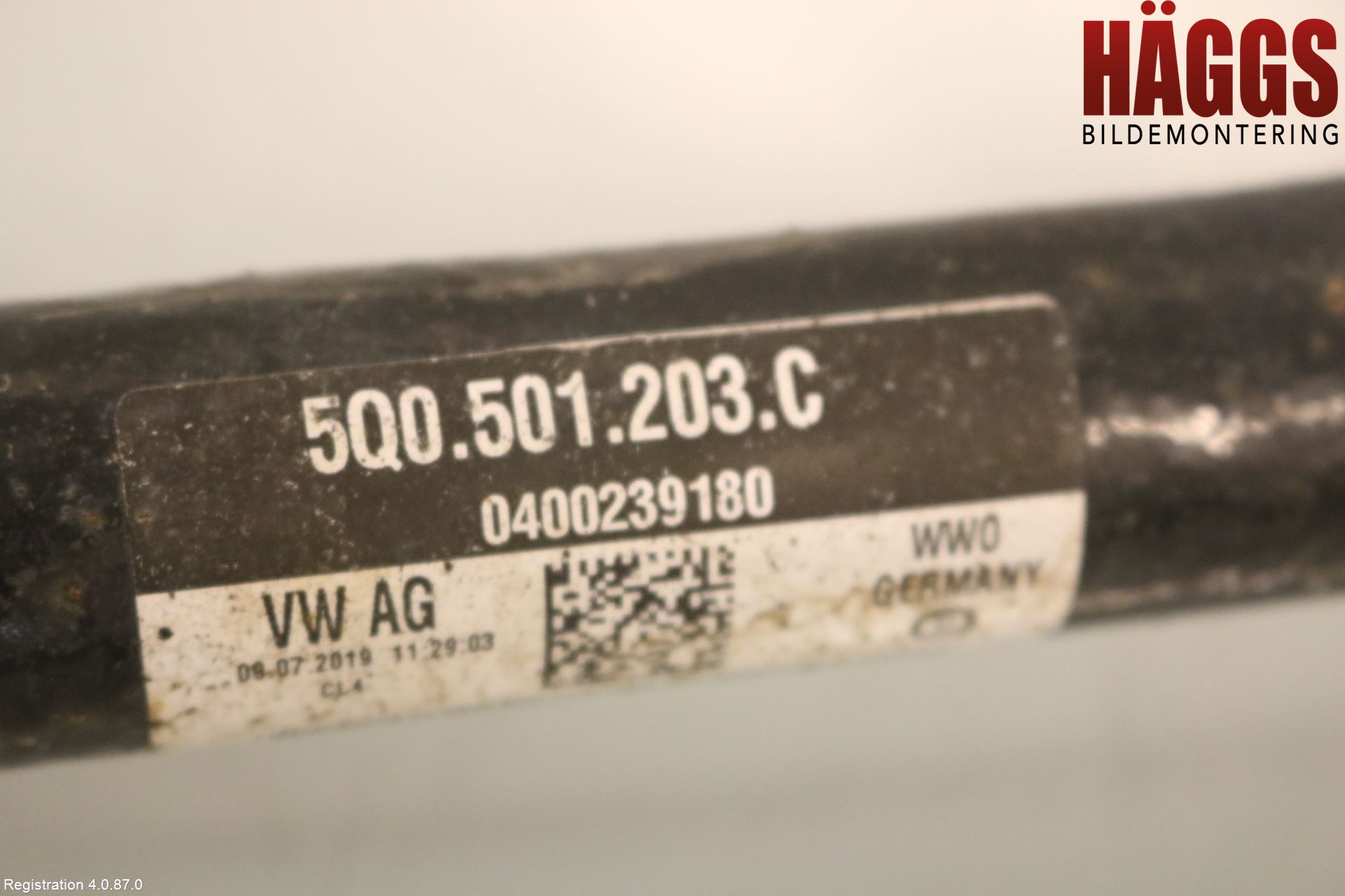 Skoda OCTAVIA (5E) 13-20 Drivaxel Bak Vänster