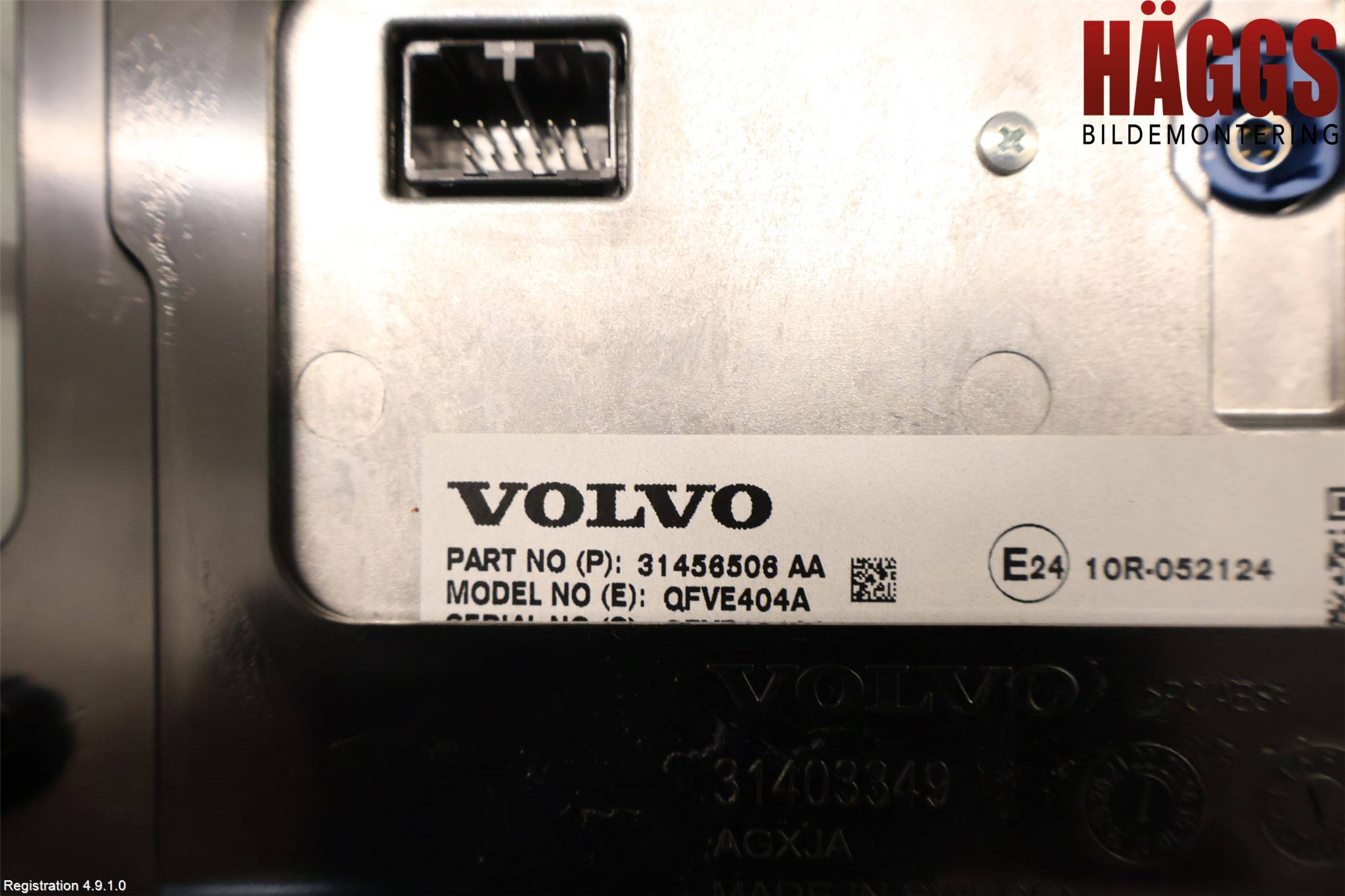 Volvo XC90/RECHARGE 16- Multifunktionsdisplay