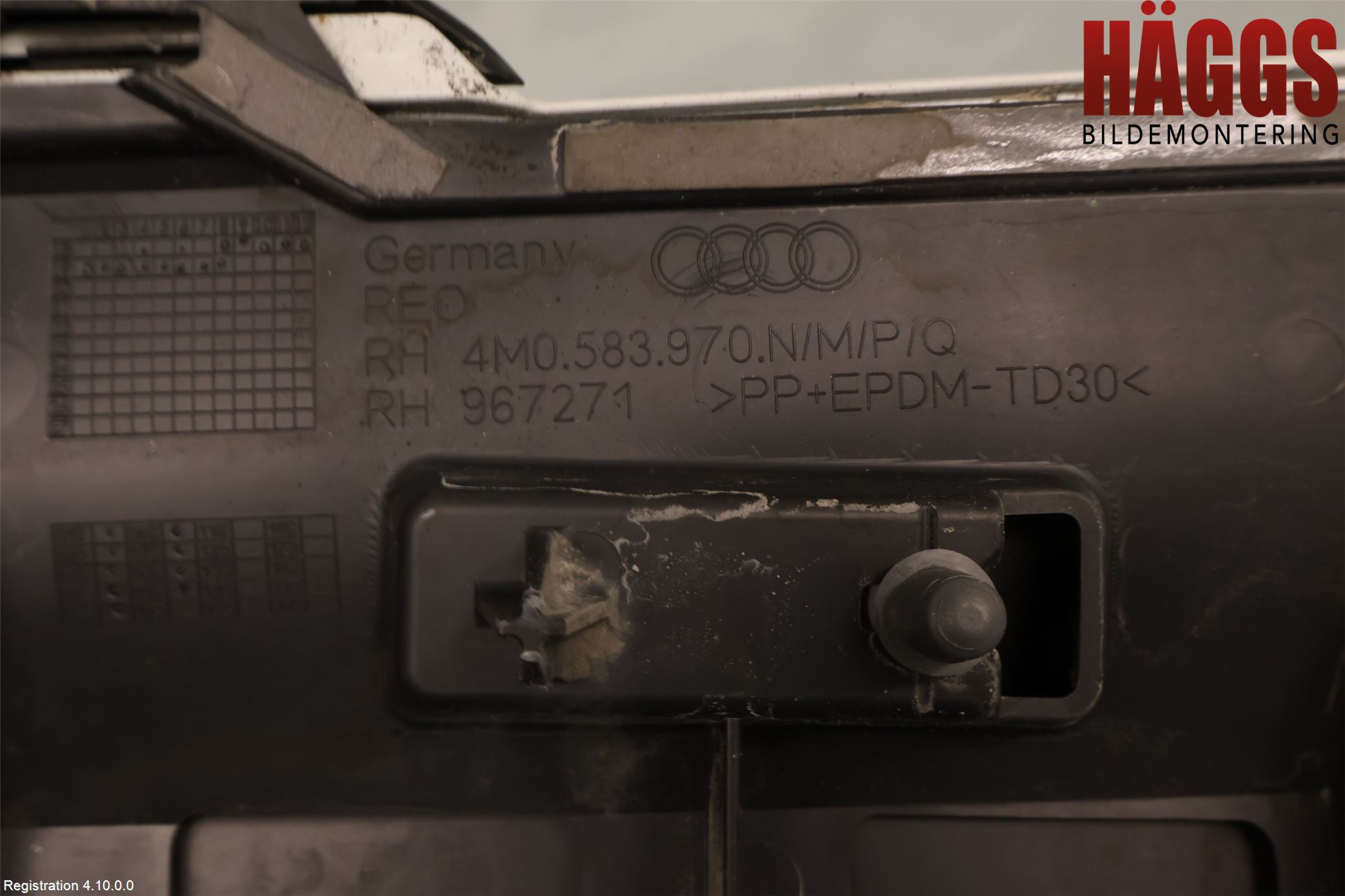 Audi Q7/SQ7 Dörr Dekorlist Bak Hö