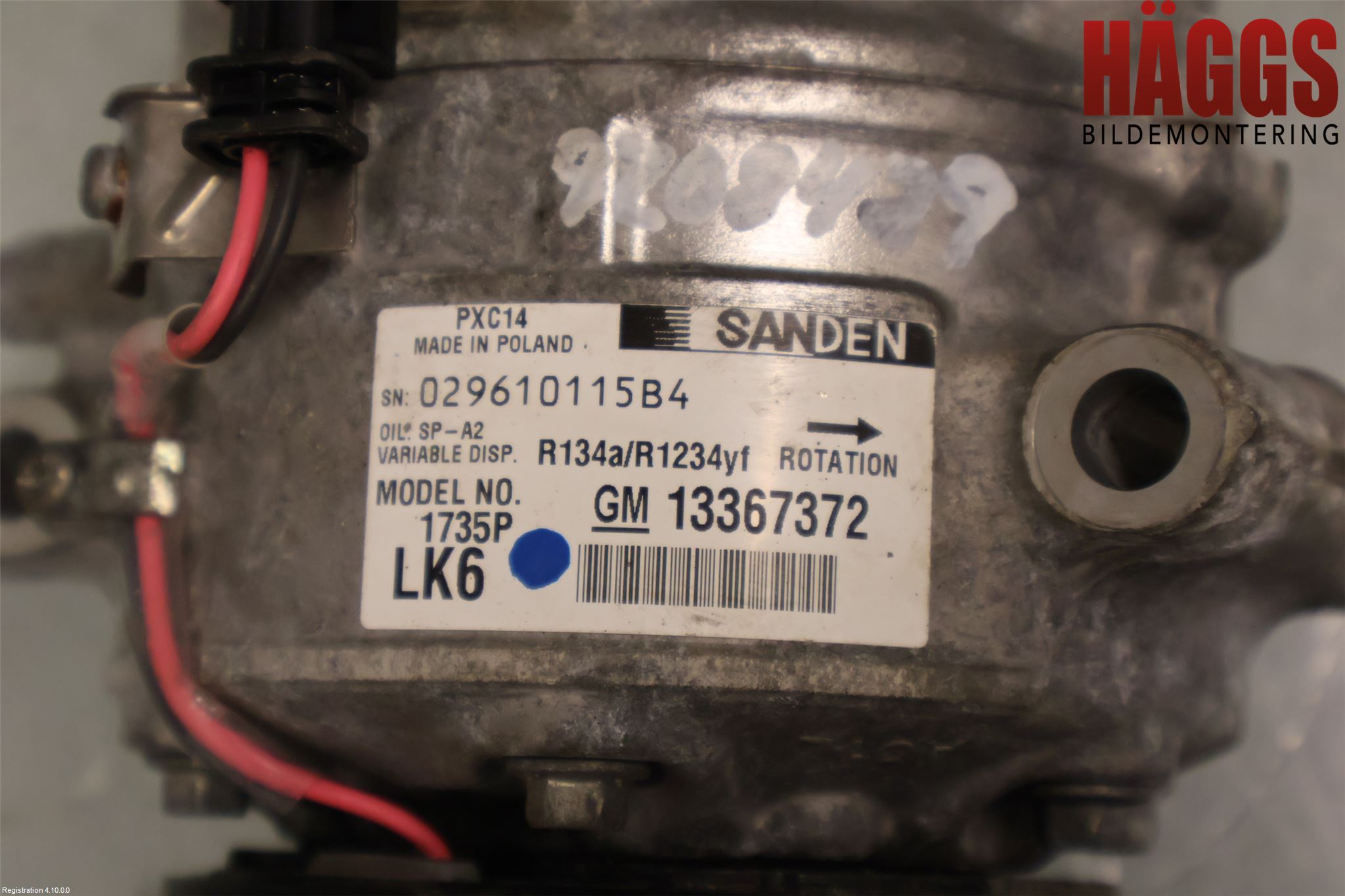 Opel ASTRA K 16-22 Ac Kompressor