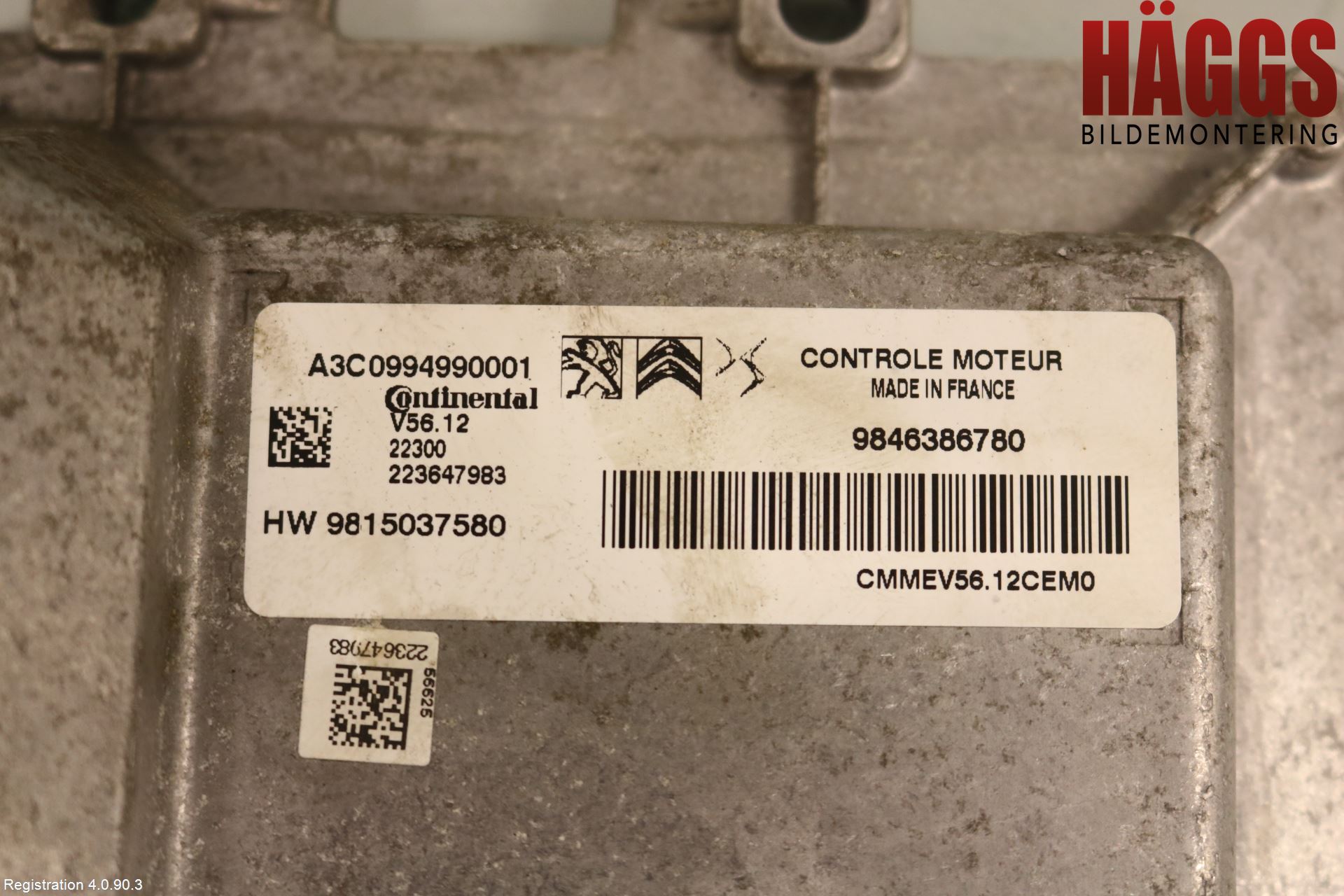 Citroen COTROEN C3 17-24 Styrenhet Insprut Bensin