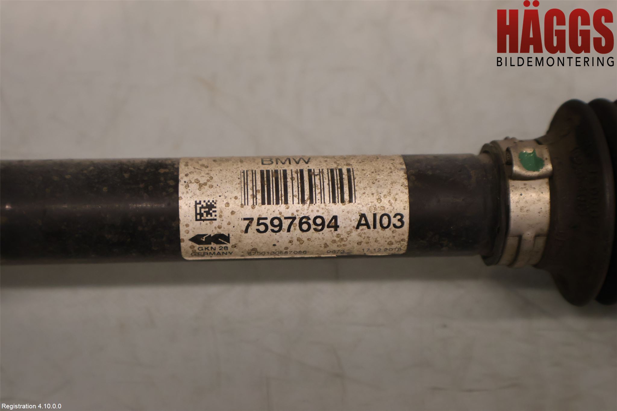 BMW 1 F20/F21 11-19 Drivaxel Fram Höger