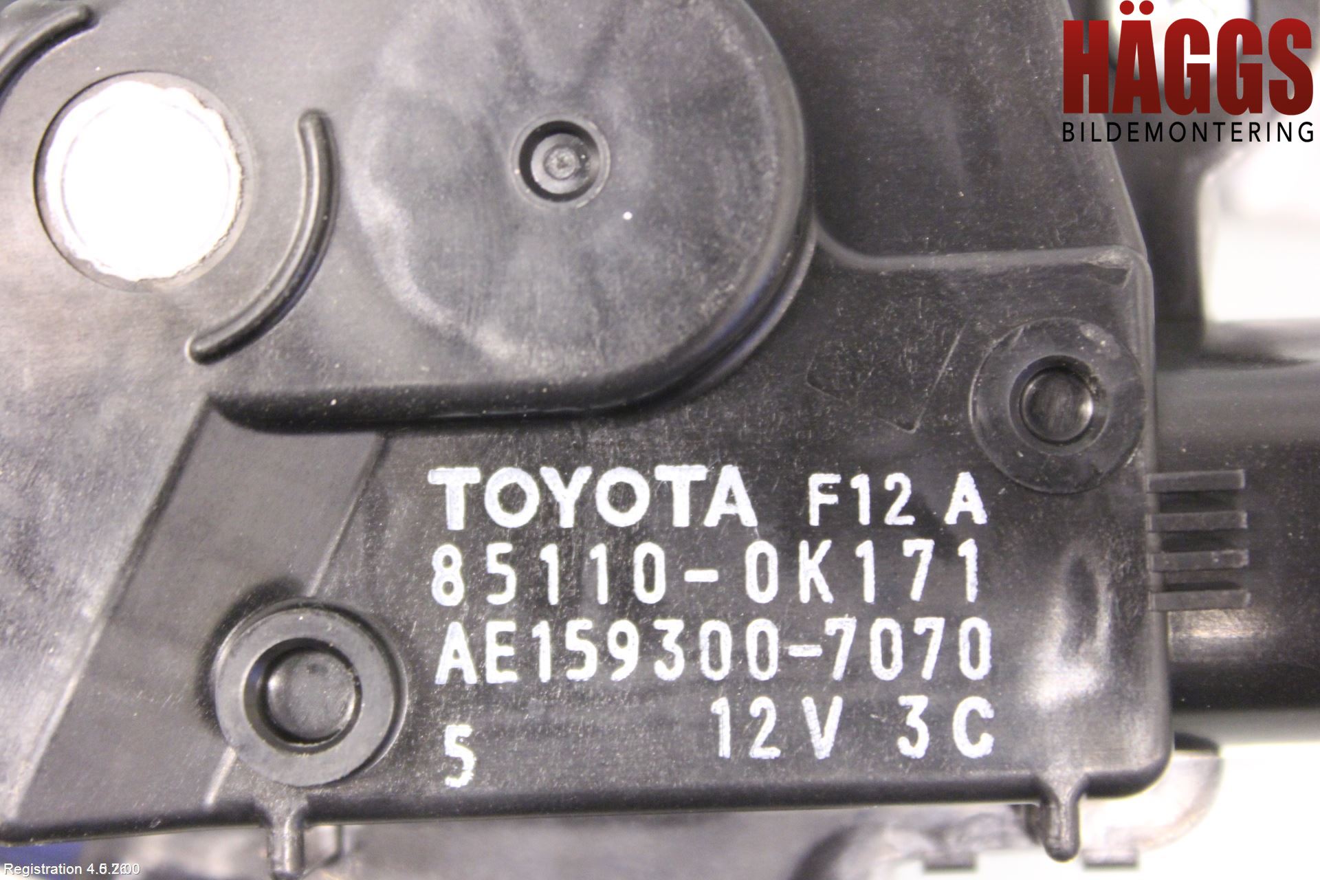 Toyota HILUX 16- Torkarmotor Vindruta