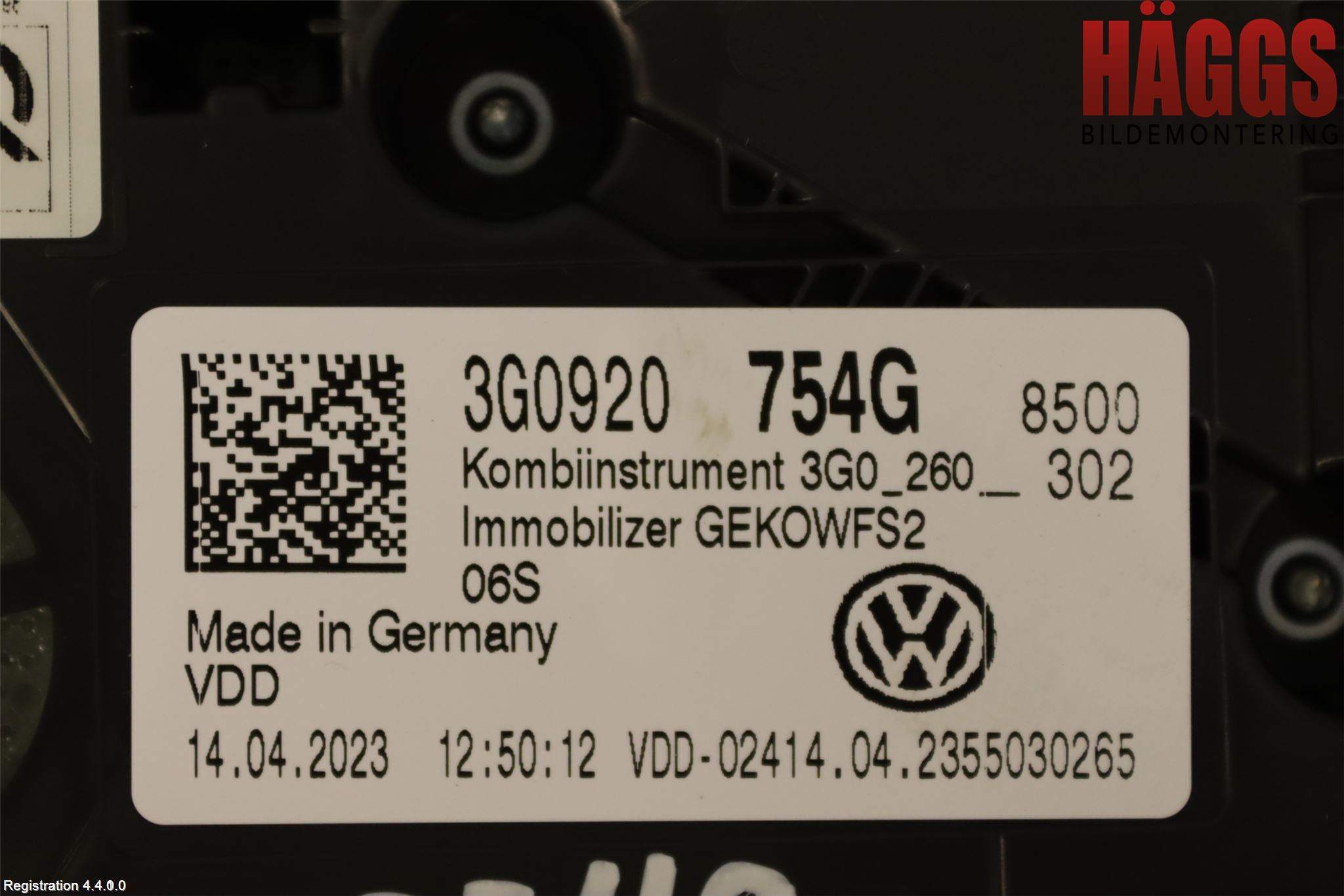 Volkswagen VW PASSAT 20-24 Instrument Komb