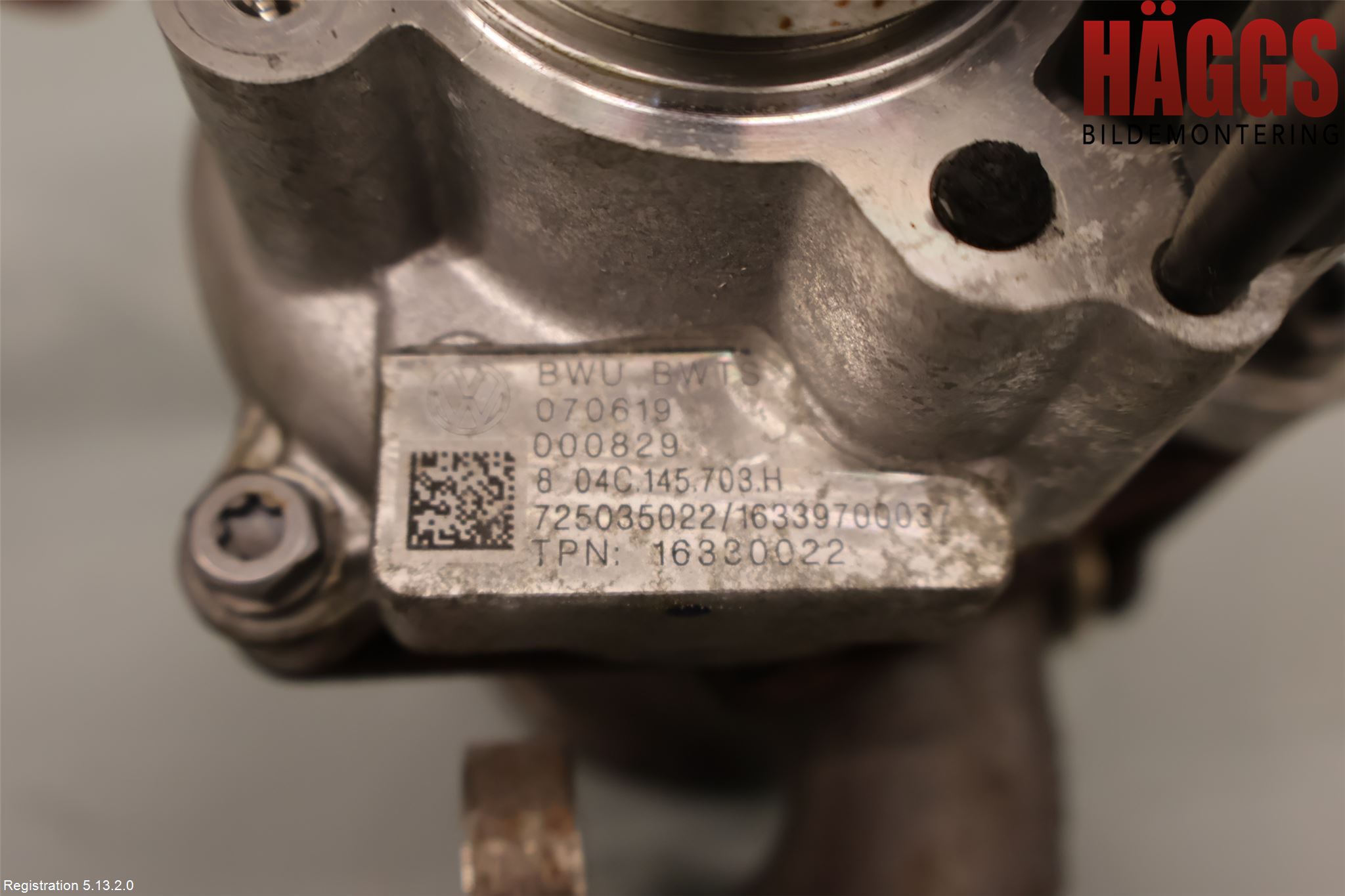 Volkswagen VW GOLF / E-GOLF VII 13-20 Turboaggregat