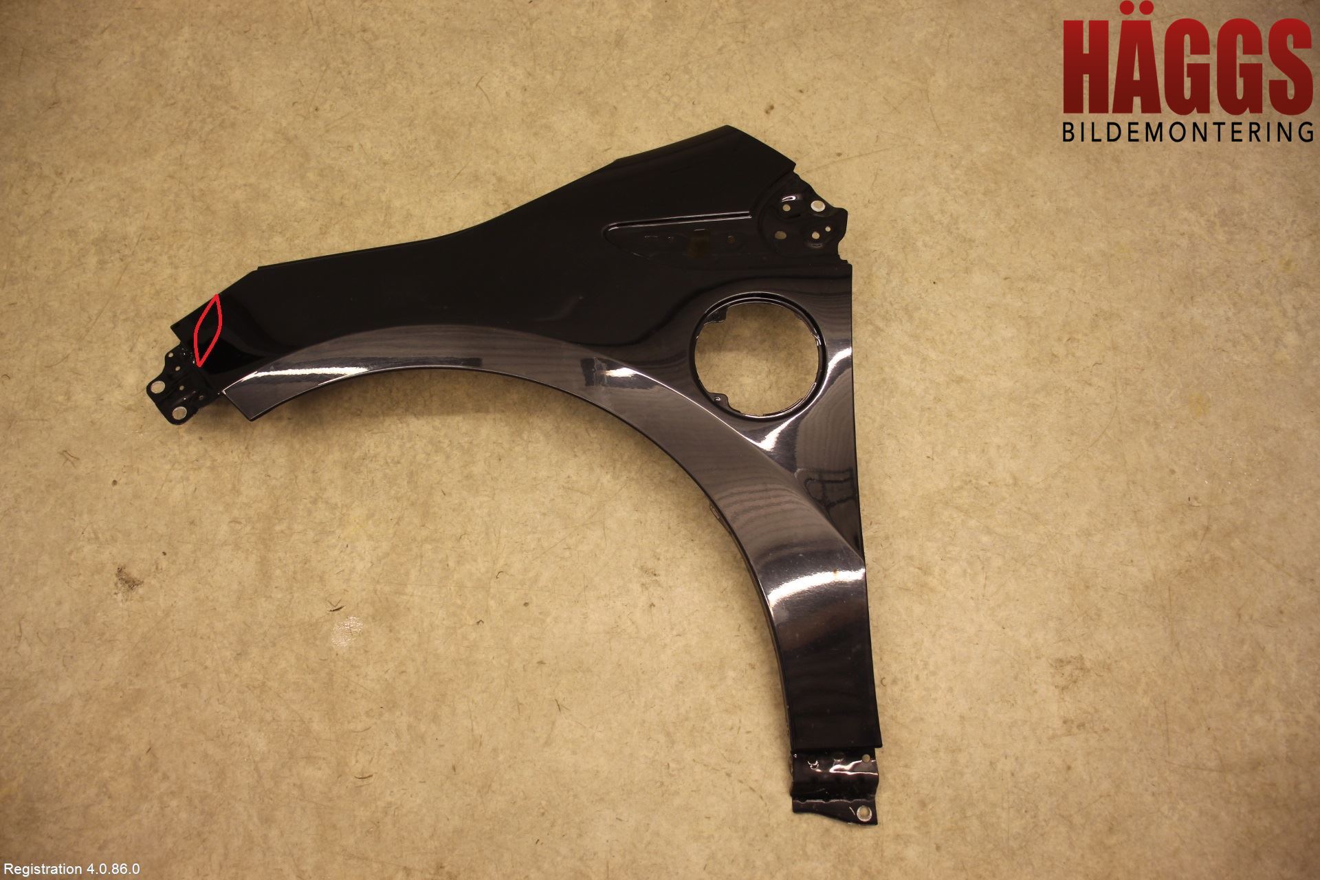 Opel AMPERA 12-16 Skärm Fram Vänster