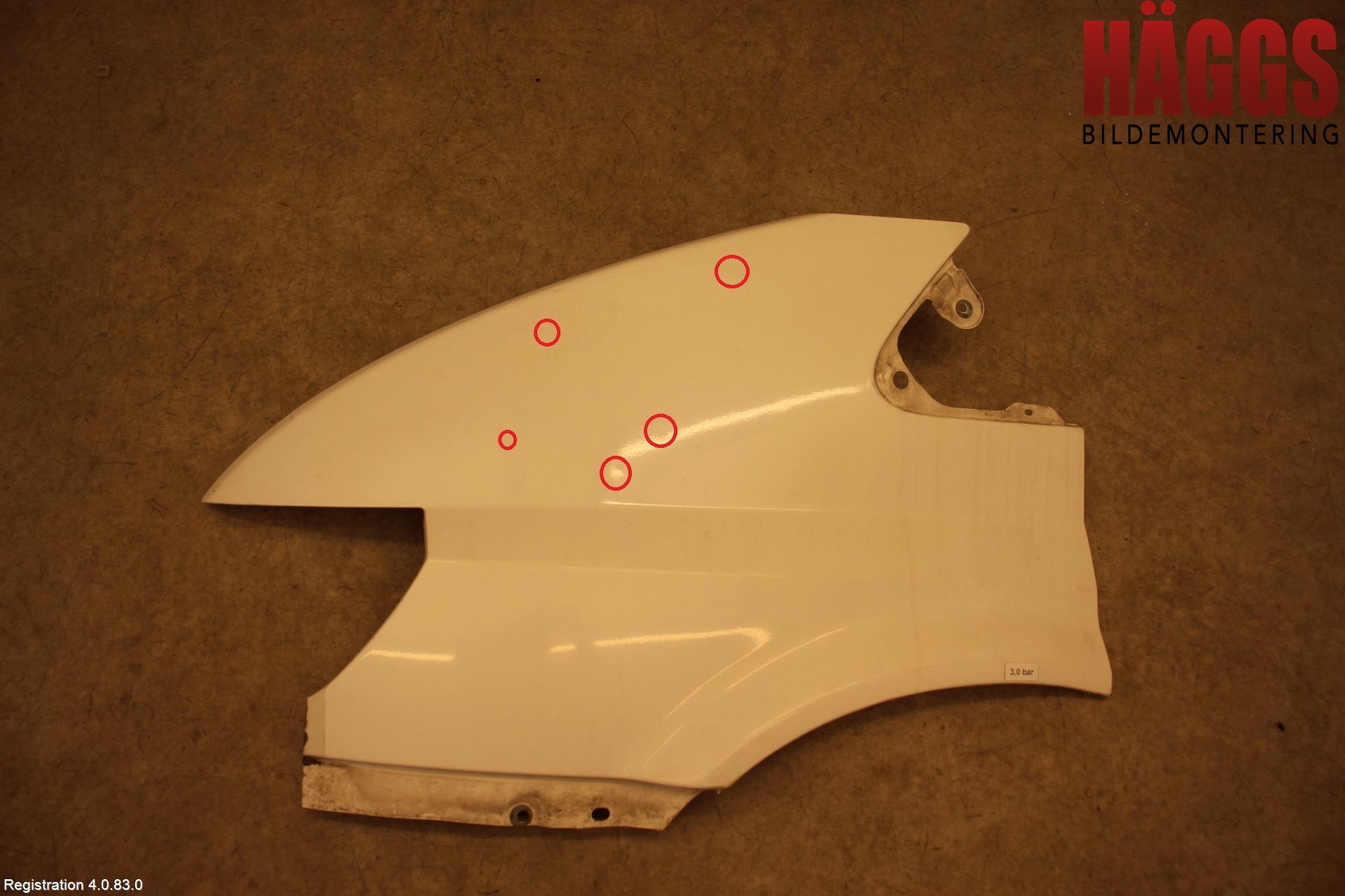 Ford TRANSIT    00-06 Skärm Fram Vänster