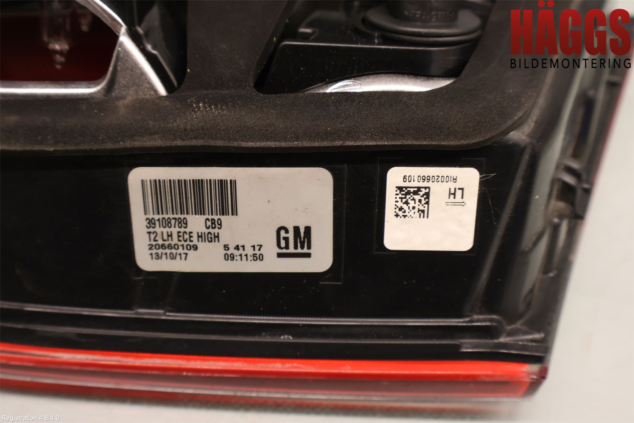 Opel INSIGNIA 17- Bakljus Lucka Vä