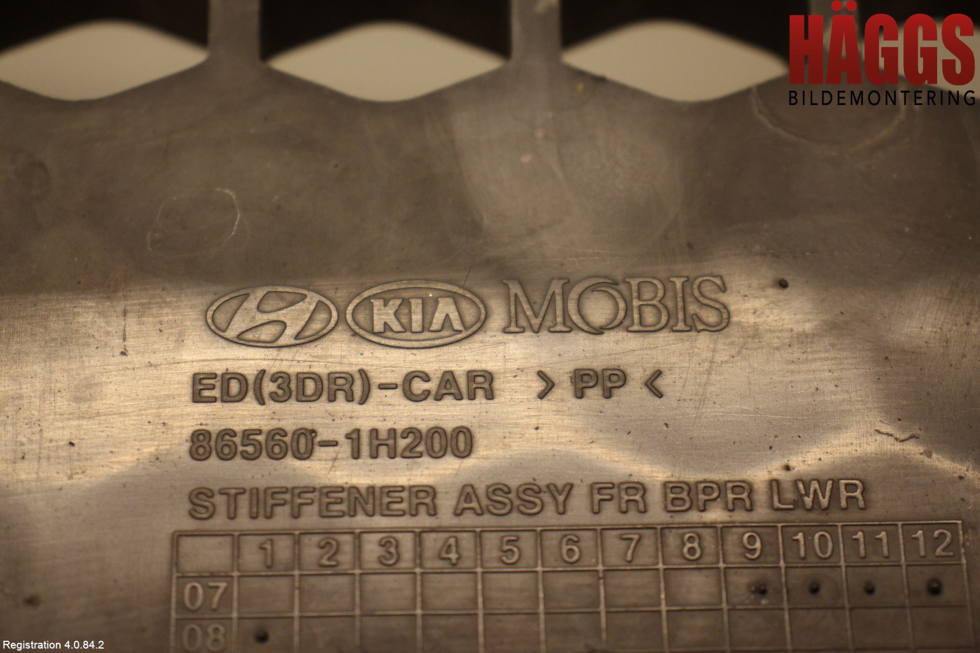 Kia CEED 06-12 Stötfångarbalk Fram