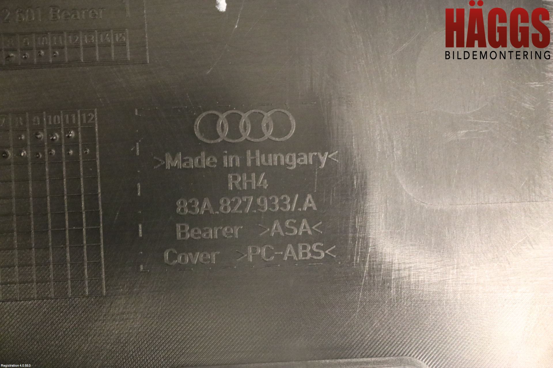 Audi Q3 F3 19- Spoiler Baklucka