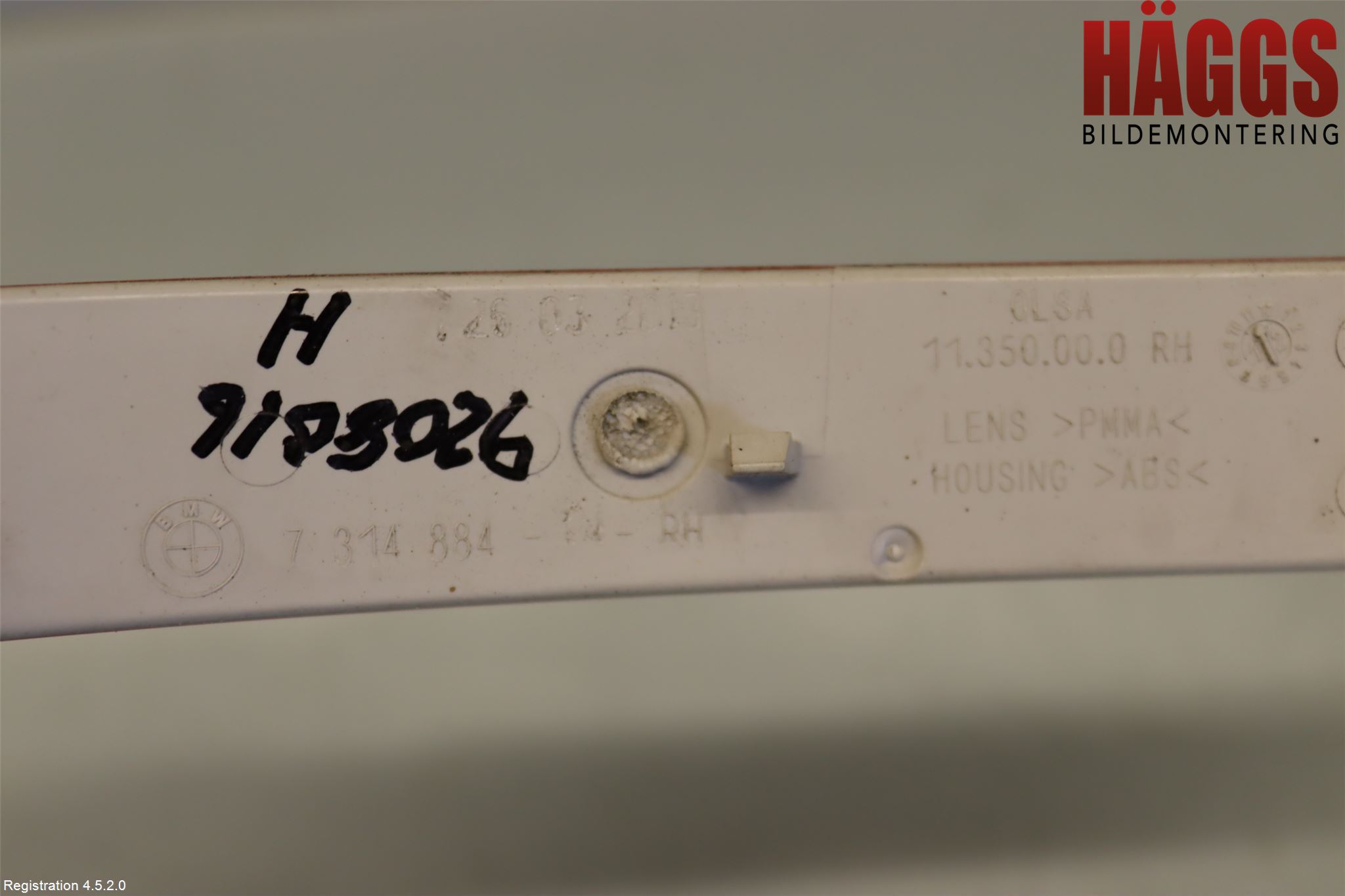 BMW X1 E84 10-15 Dimljus/Reflex Bak