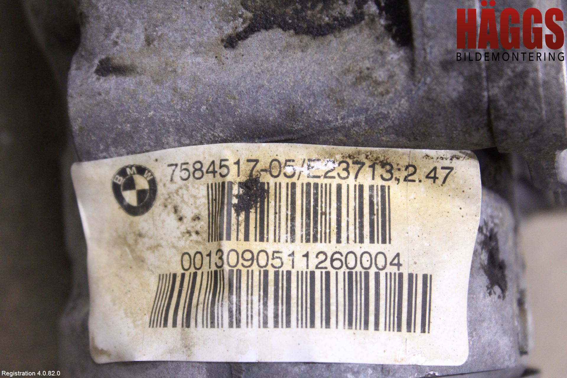 BMW 5 F10/F11/F18 09-17 Framvagn Diffrential