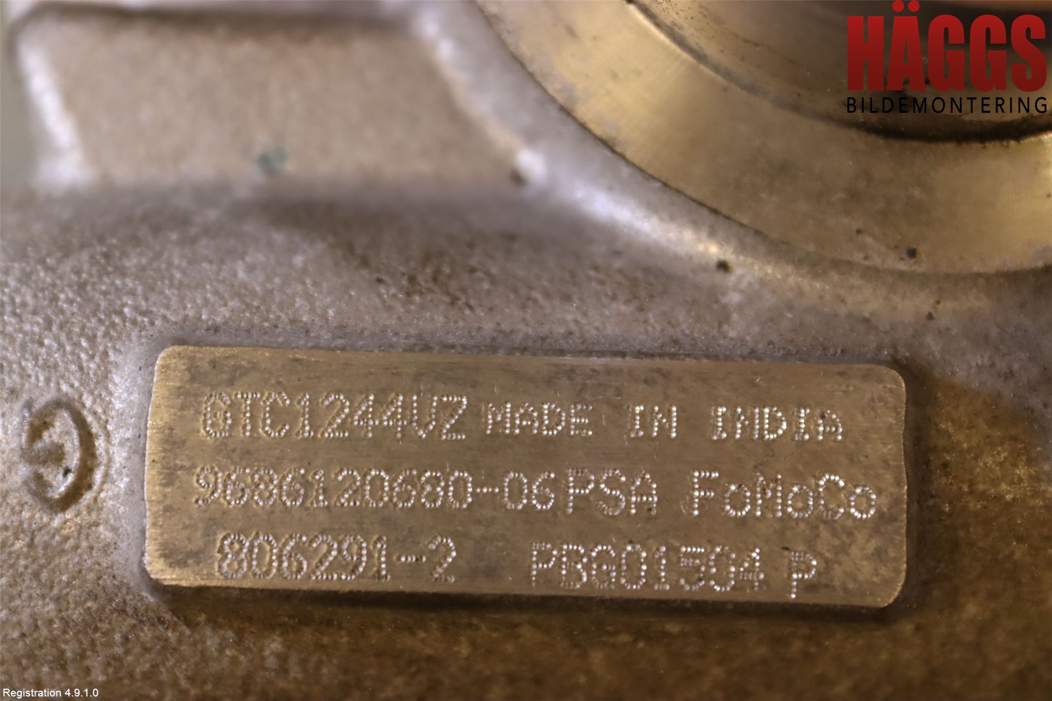 Peugeot 308 08-13 Turboaggregat