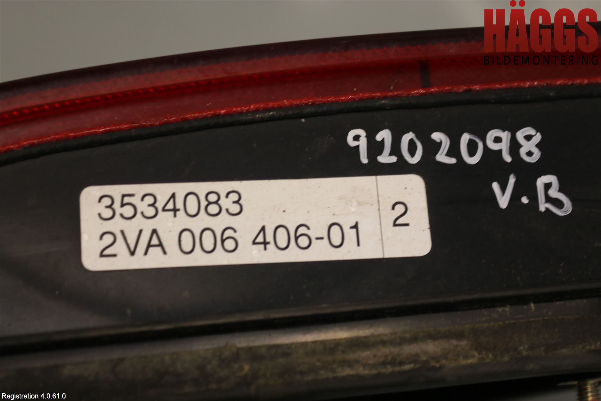 Volvo 940 91-98 Bakljus Vänster