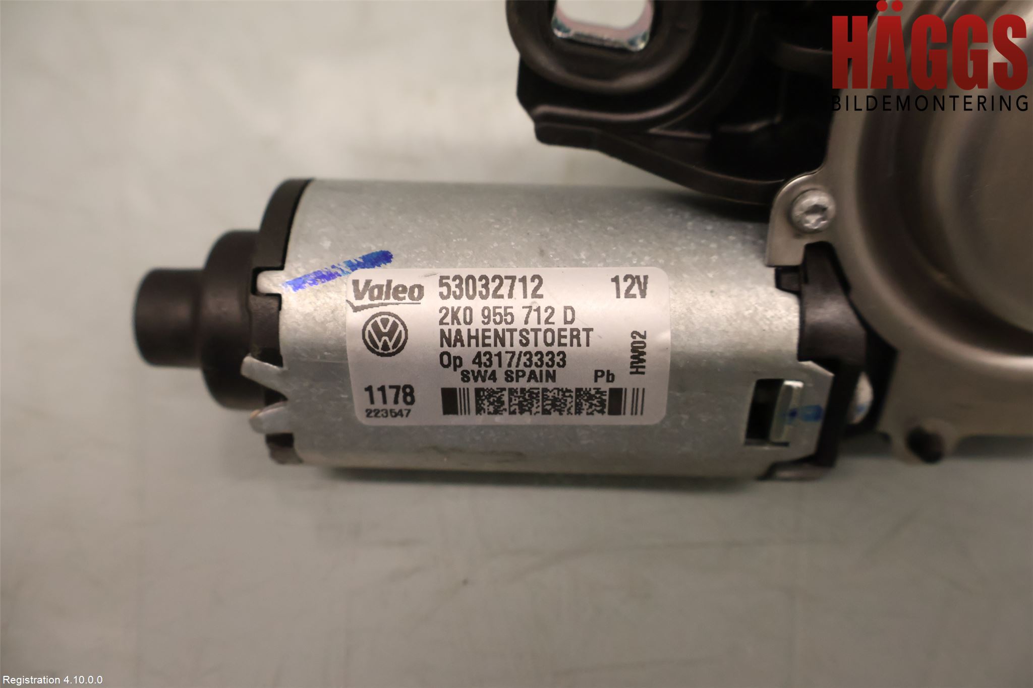 Volkswagen VW CADDY 16-20 Torkarmotor Baklucka