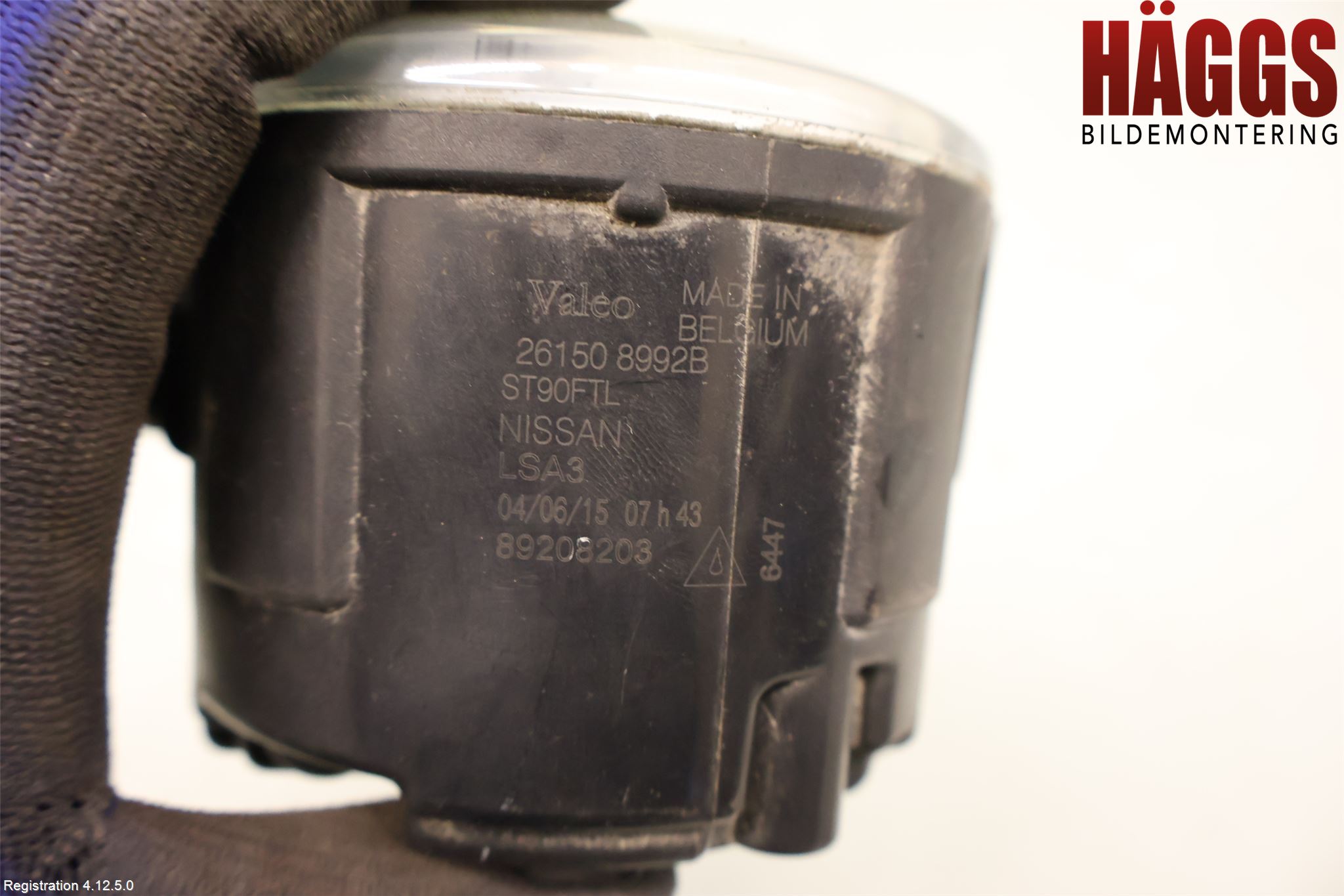 Nissan QASHQAI 14-17 Dimljus-Varselljus Fram