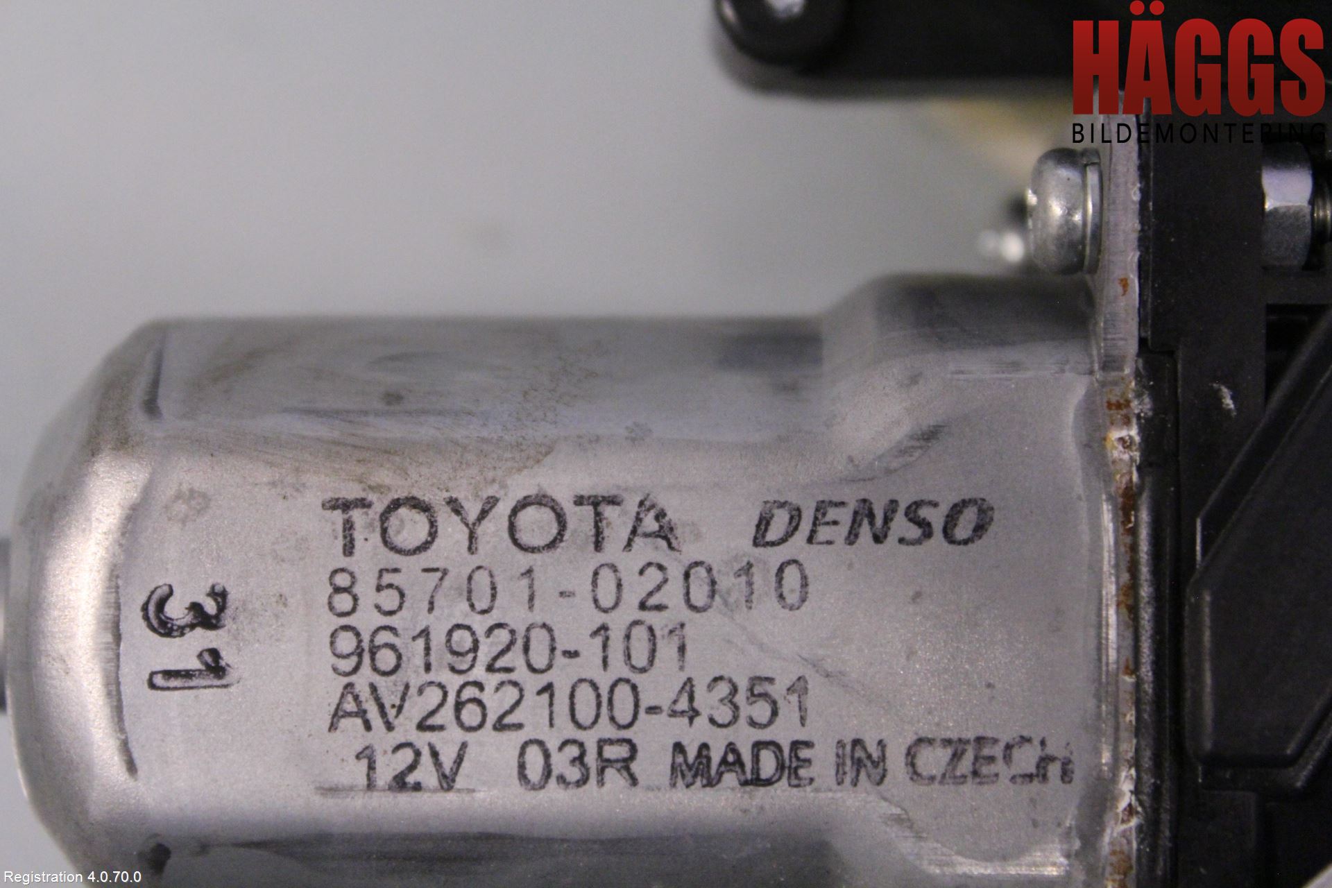 Toyota AVENSIS 09-15 Fönsterhiss El Kompl