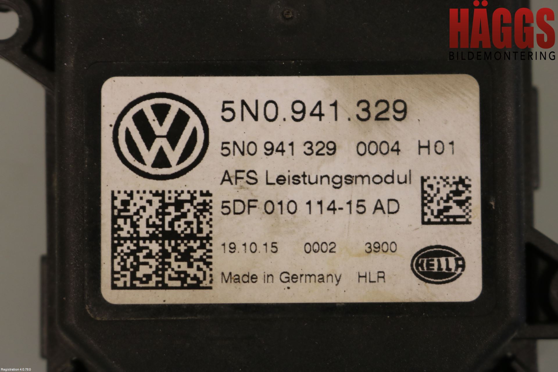 Volkswagen VW TIGUAN 07-16 Styrenhet Strålkastare