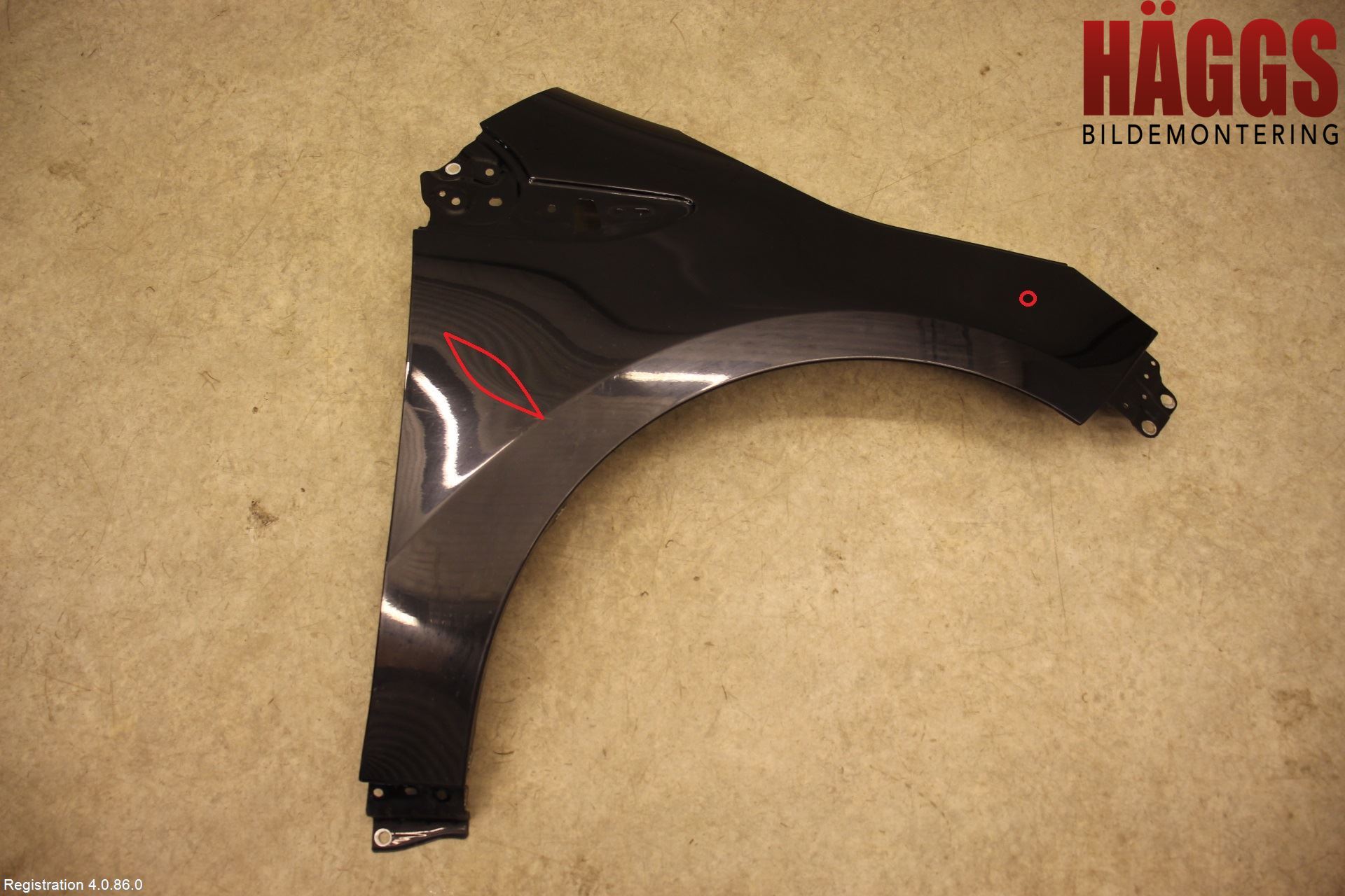 Opel AMPERA 12-16 Skärm Fram Höger
