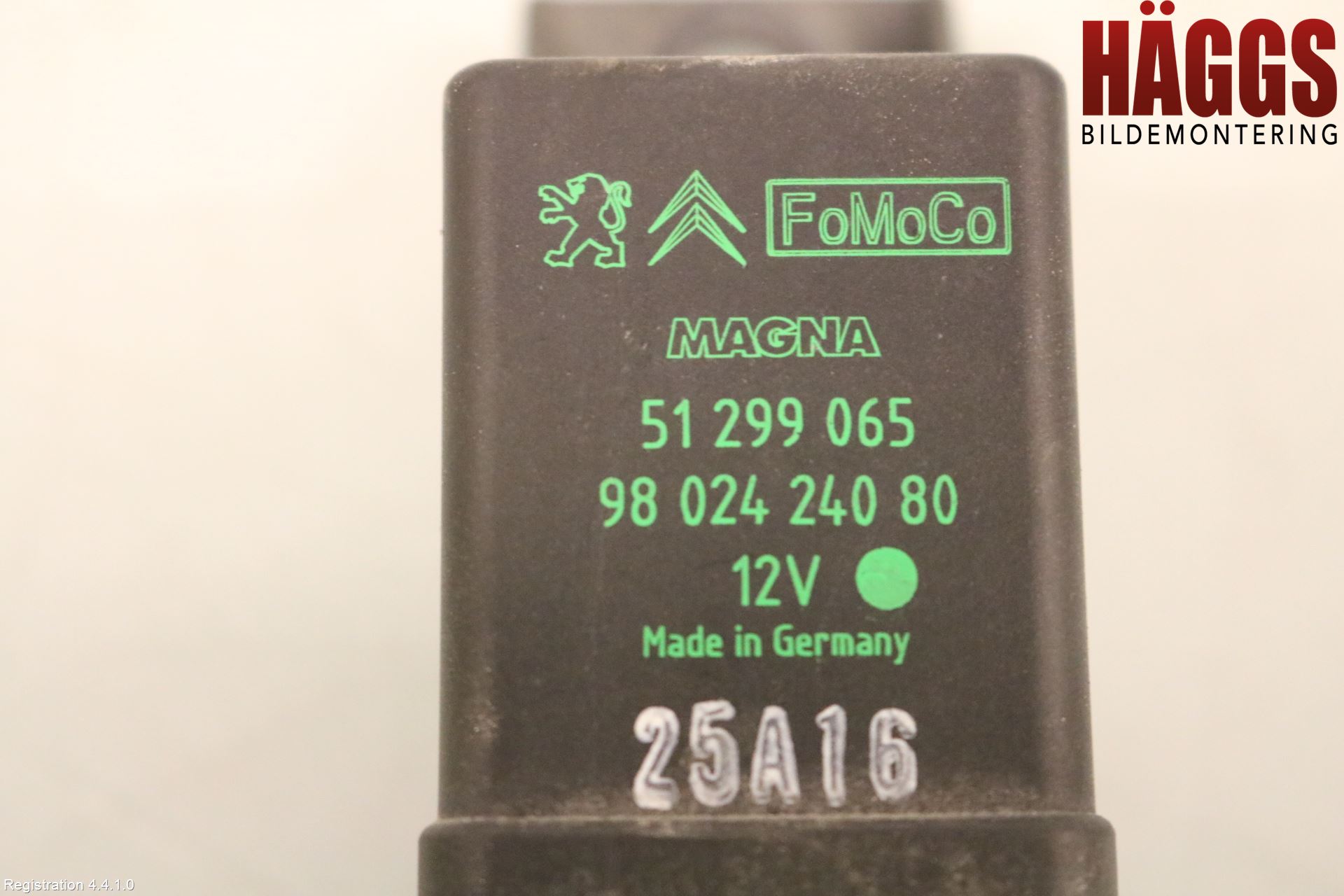 Peugeot 4008 Relä Glödning Diesel