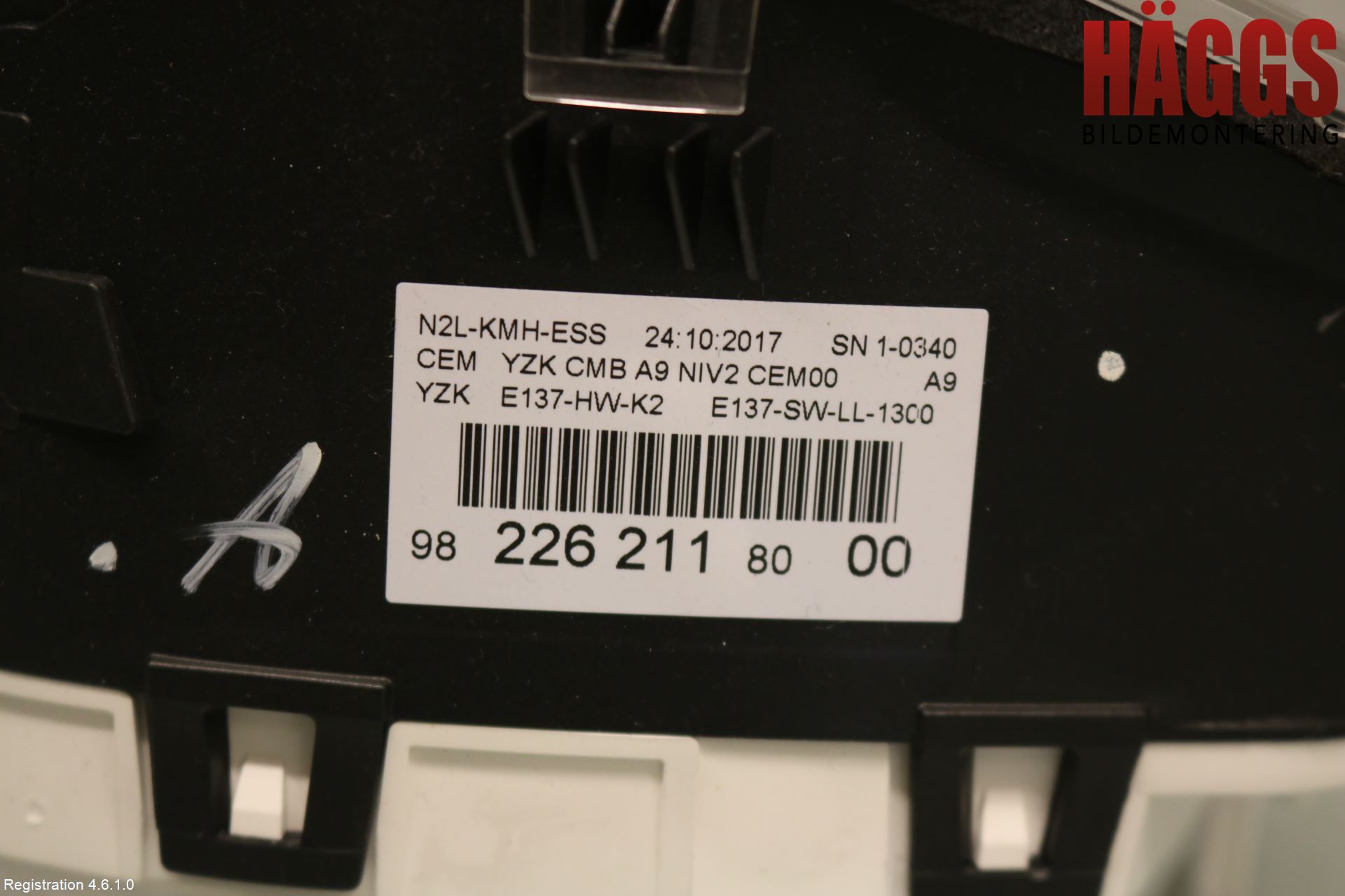 Peugeot PEUGOT 208 16-19 Instrument Komb