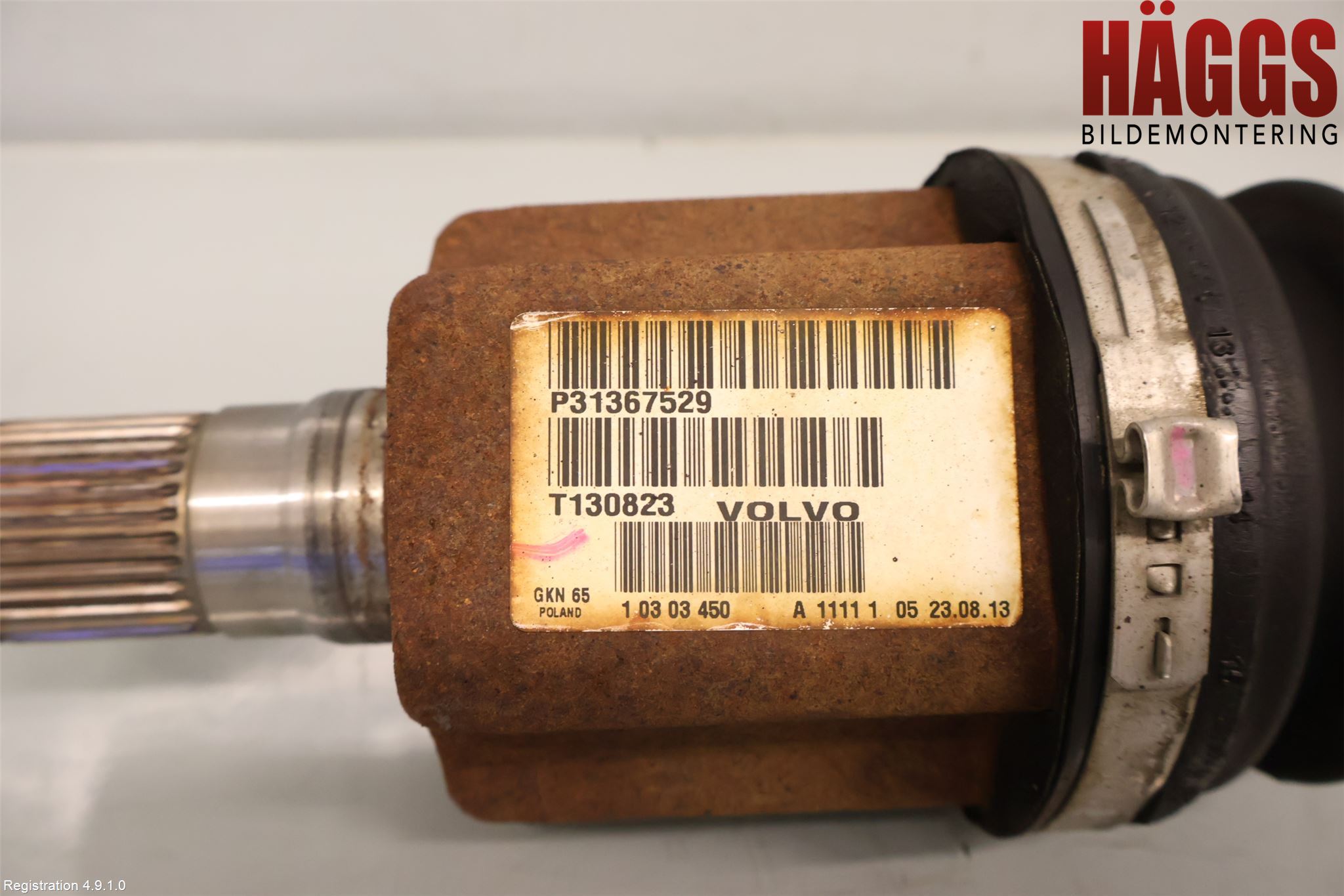 Volvo V60 14-18 Drivaxel Fram Vänster