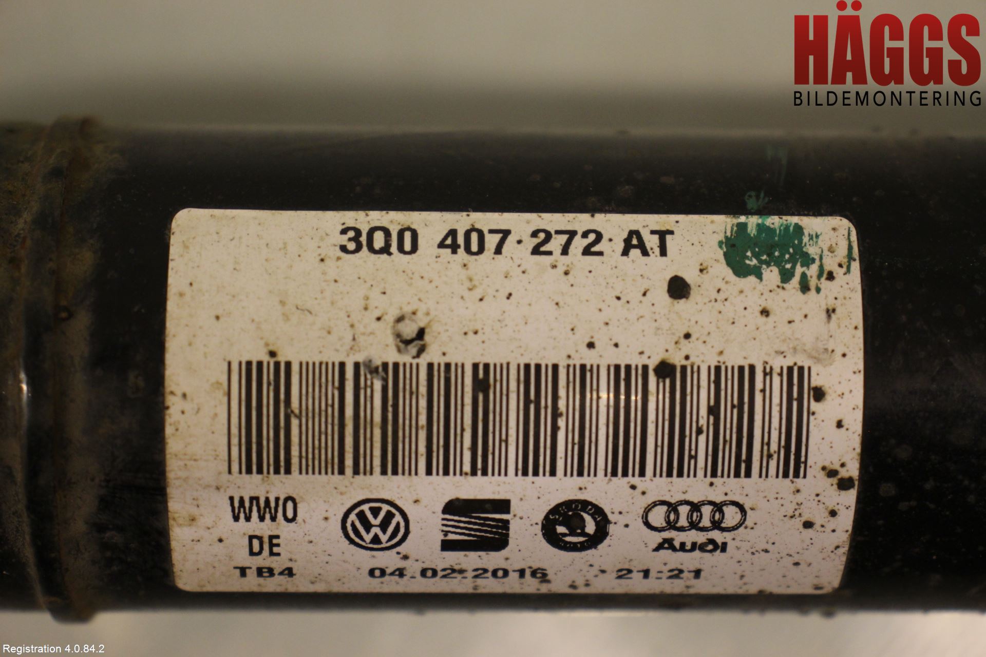 Skoda SUPERB 16-24 Drivaxel Fram Höger