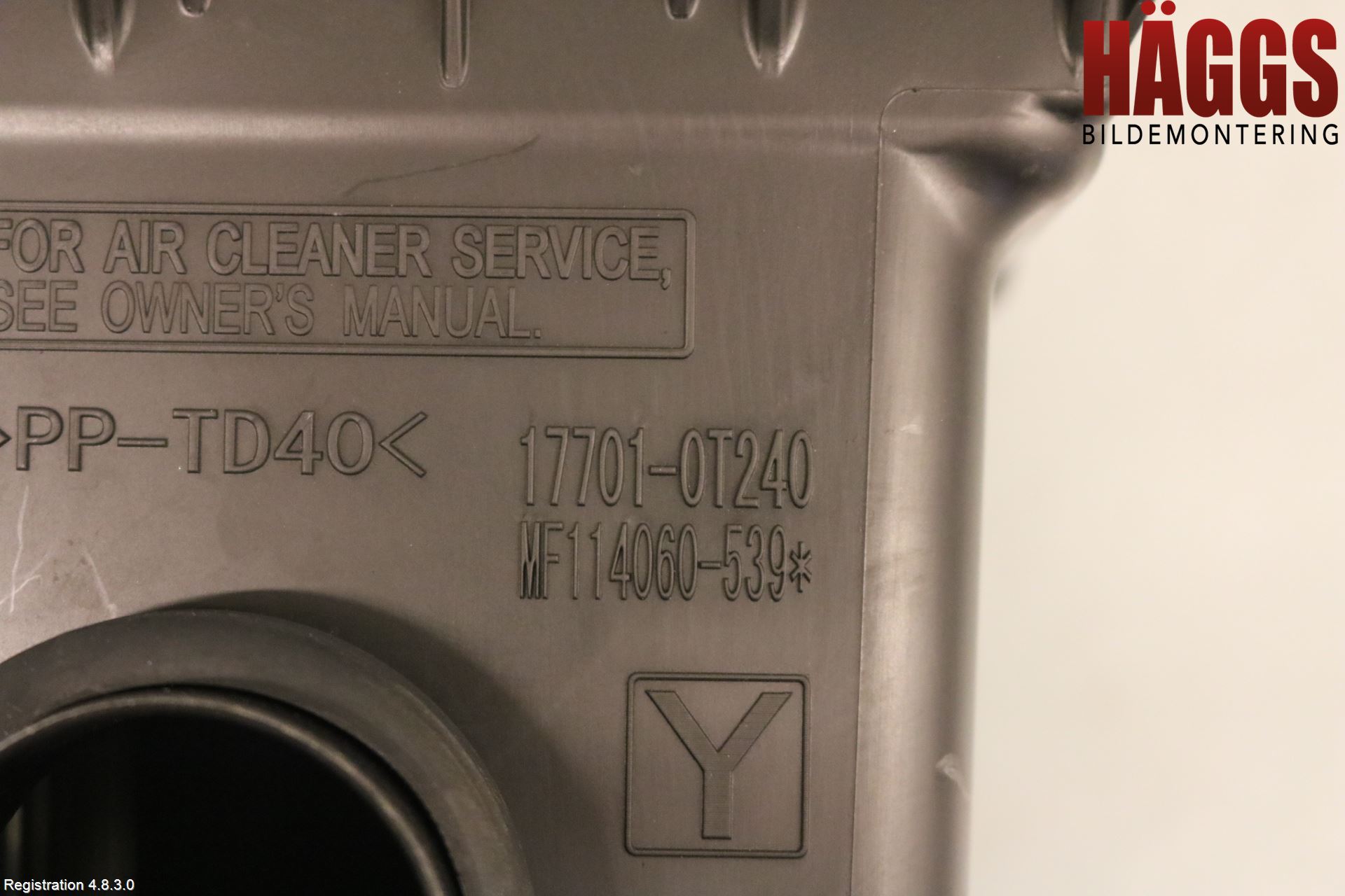 Toyota COROLLA 19- Luftrenare