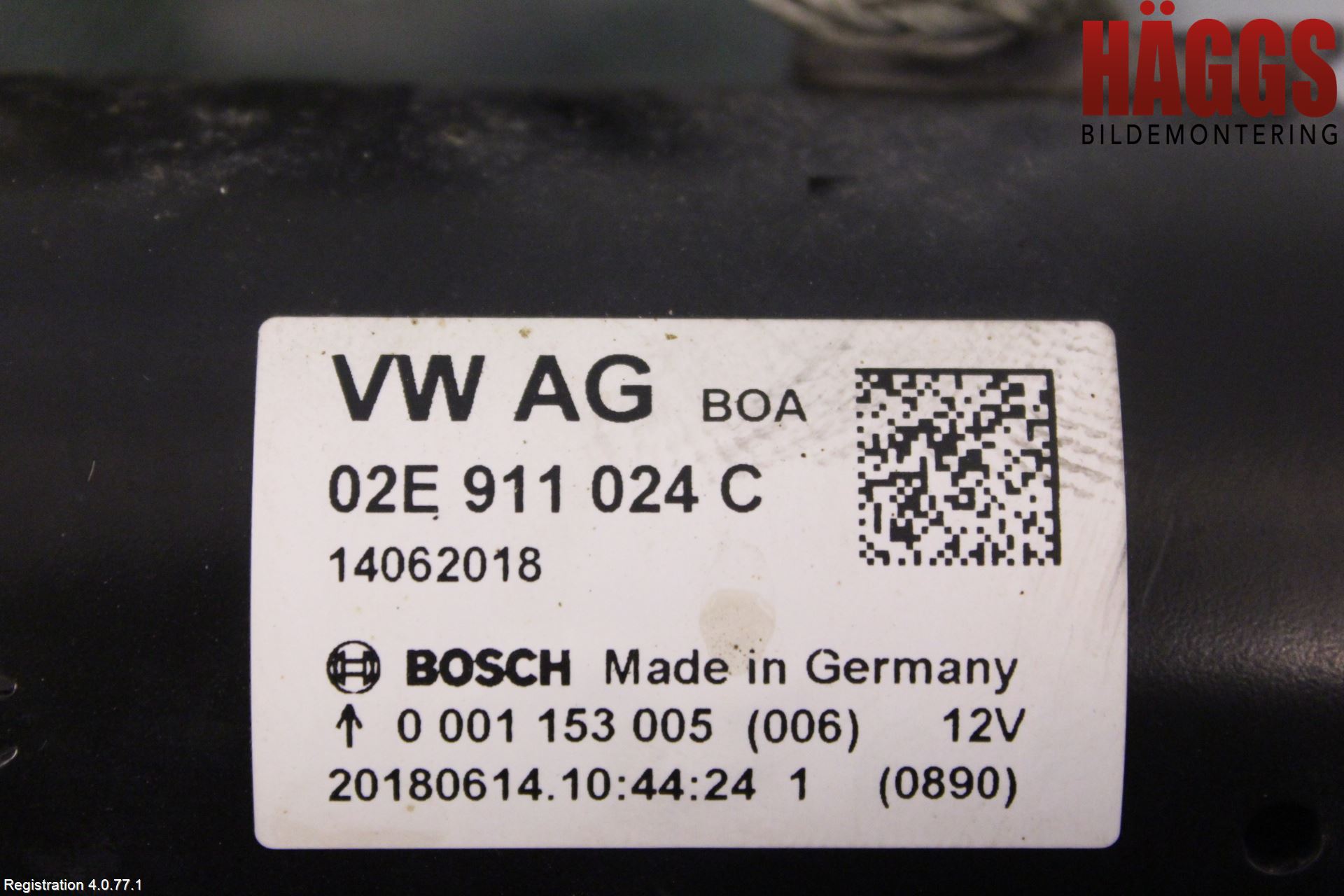 Volkswagen VW SHARAN 11- Startmotor Diesel