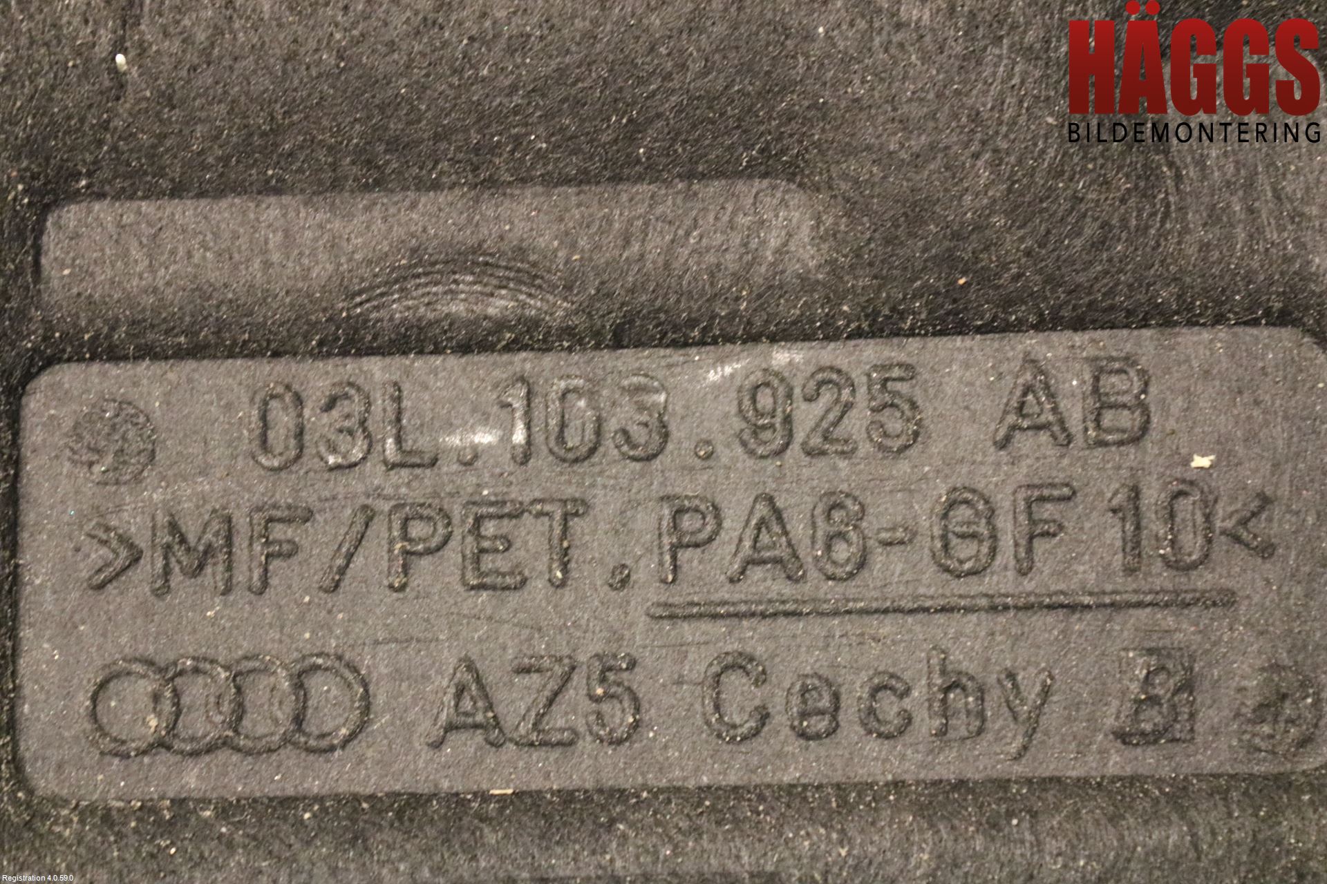 Audi A6/S6 4G 11-18 Motorkåpa