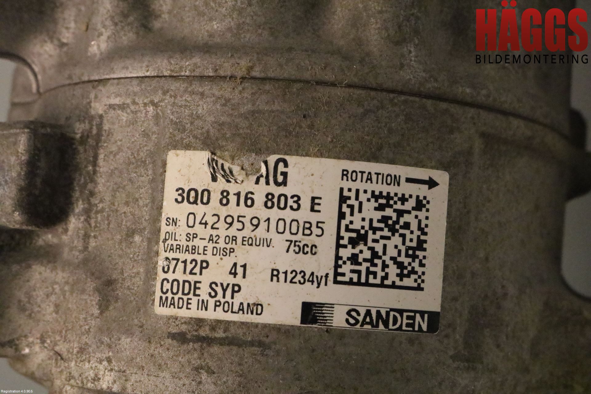 Skoda FABIA 15-21 Ac Kompressor