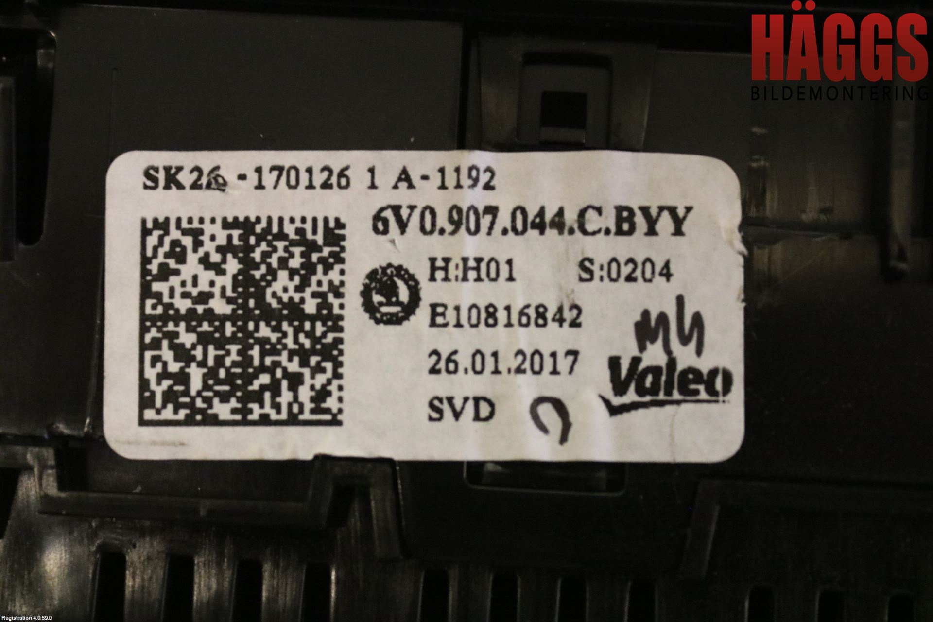 Skoda FABIA 15-21 Ac Styrenhet Ac Manöveren