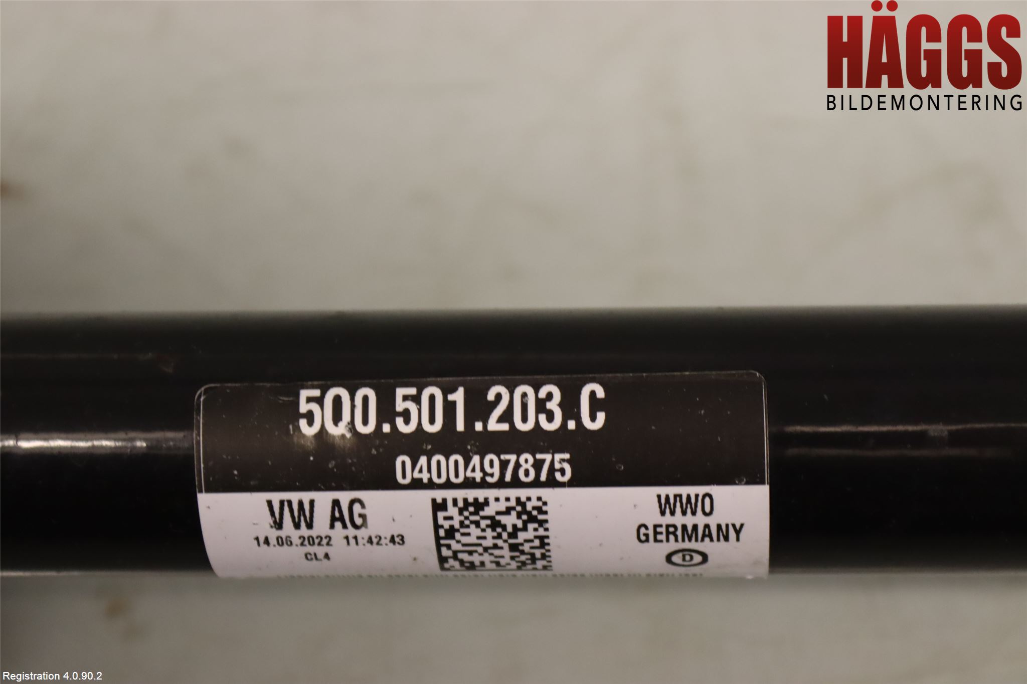Volkswagen VW T-ROC 18- Drivaxel Bak Vänster