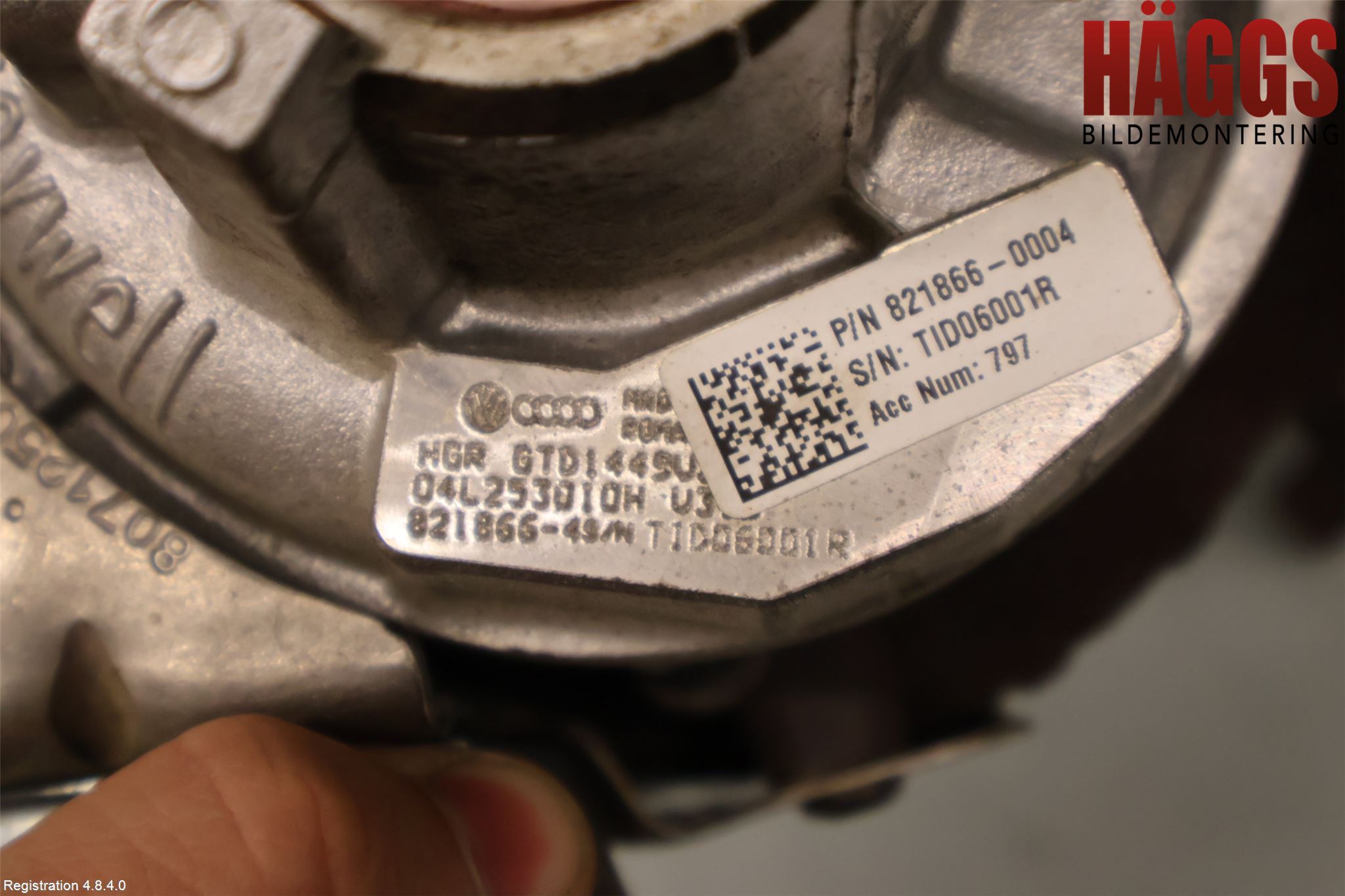 Volkswagen VW GOLF / E-GOLF VII 13-20 Turboaggregat