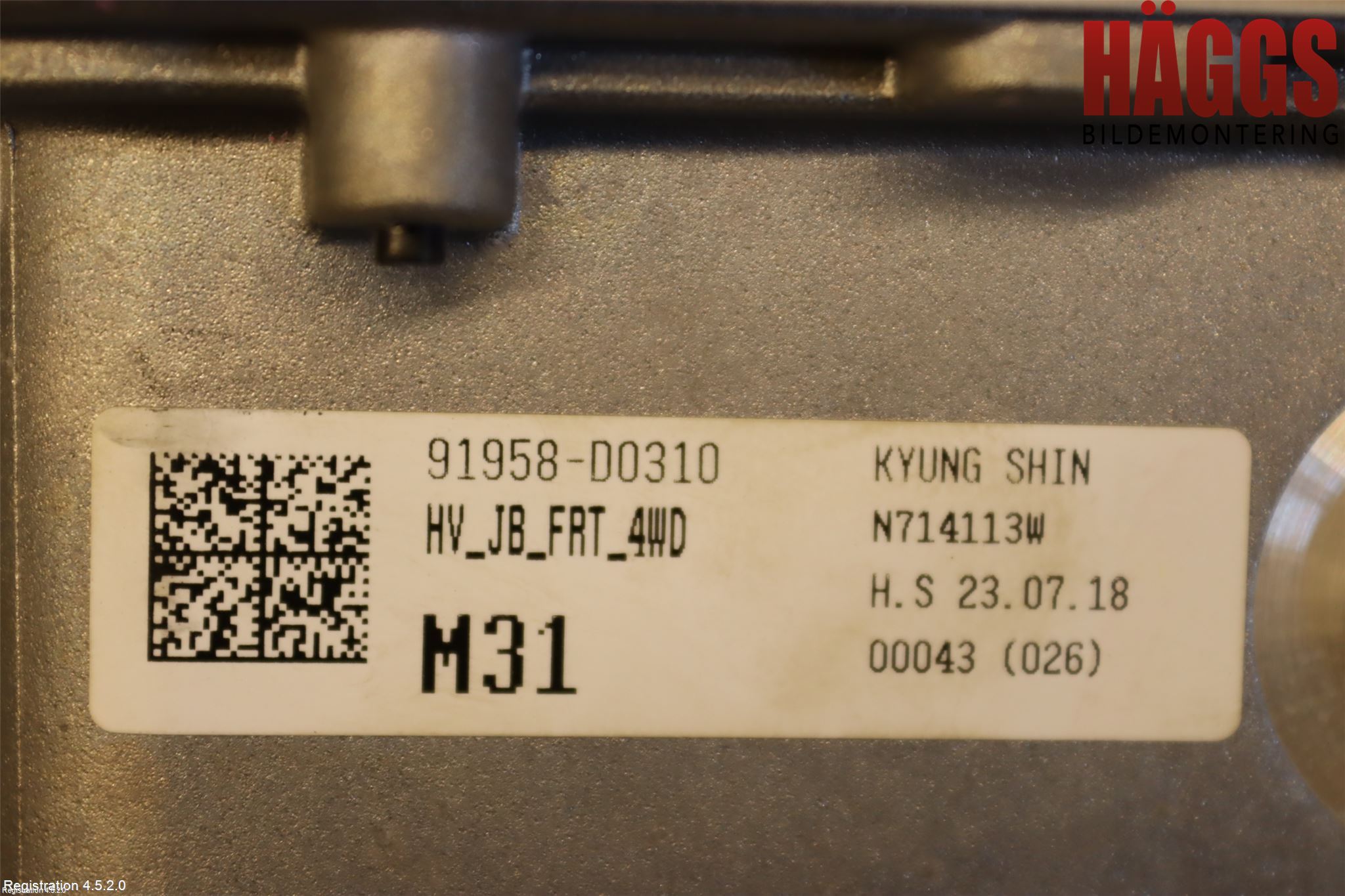 Kia EV9 24- Styrenhet Elmotor