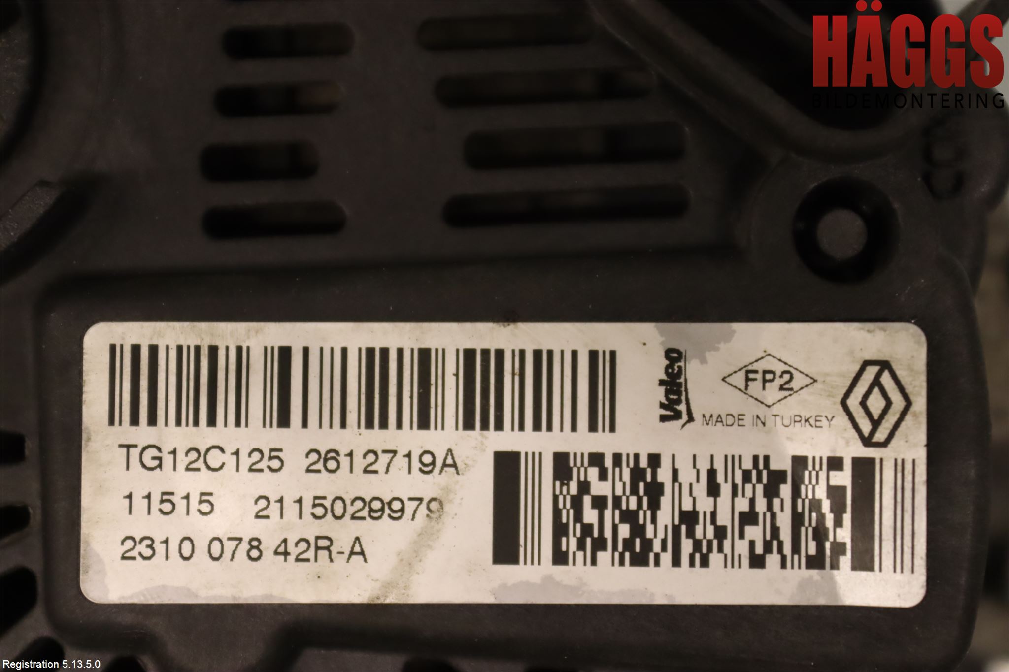 Renault CAPTUR 13-19 Generator