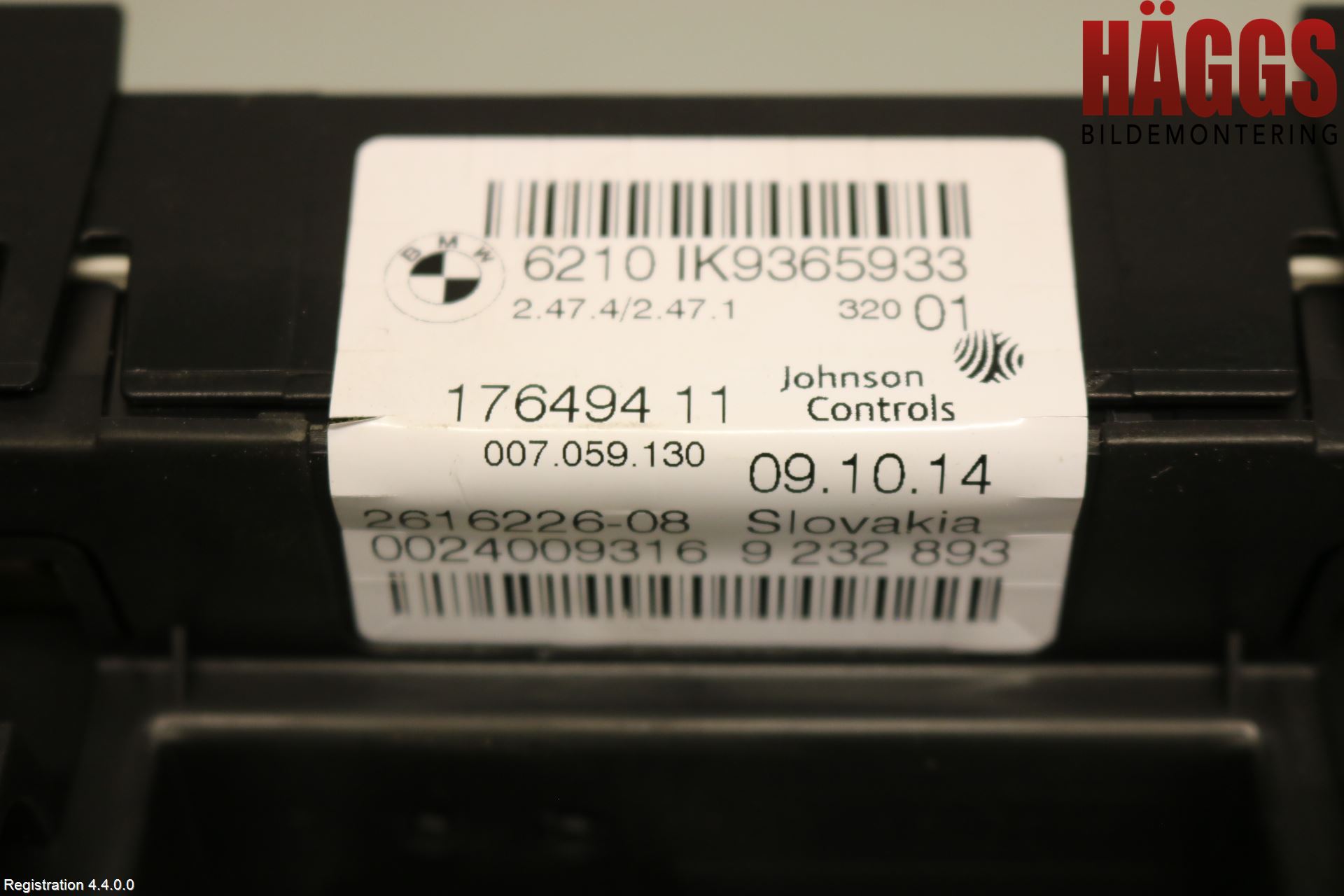 BMW 3 F30/F31/F80 12-19 Instrument Komb