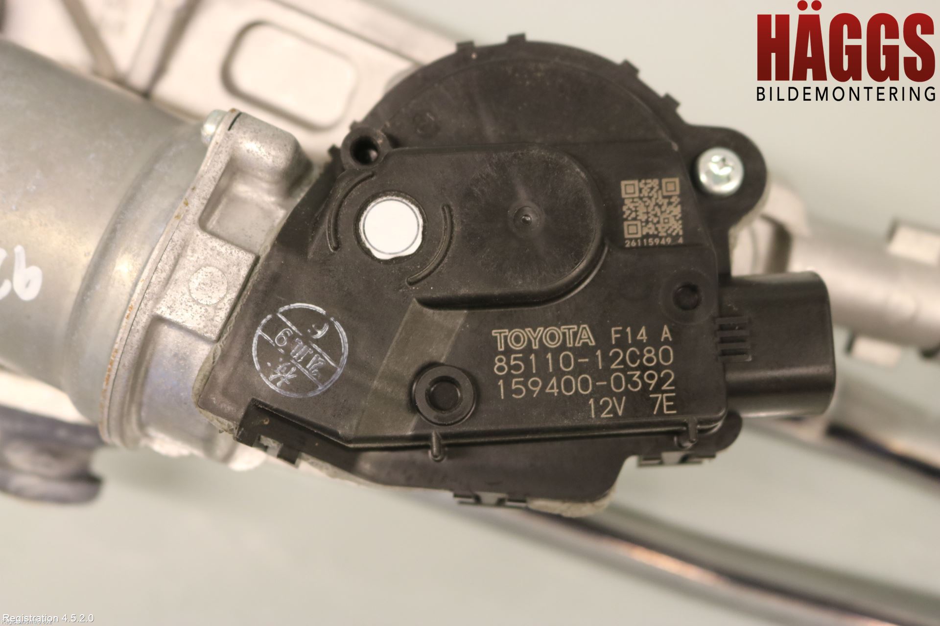 Toyota COROLLA 19- Torkarmotor Vindruta
